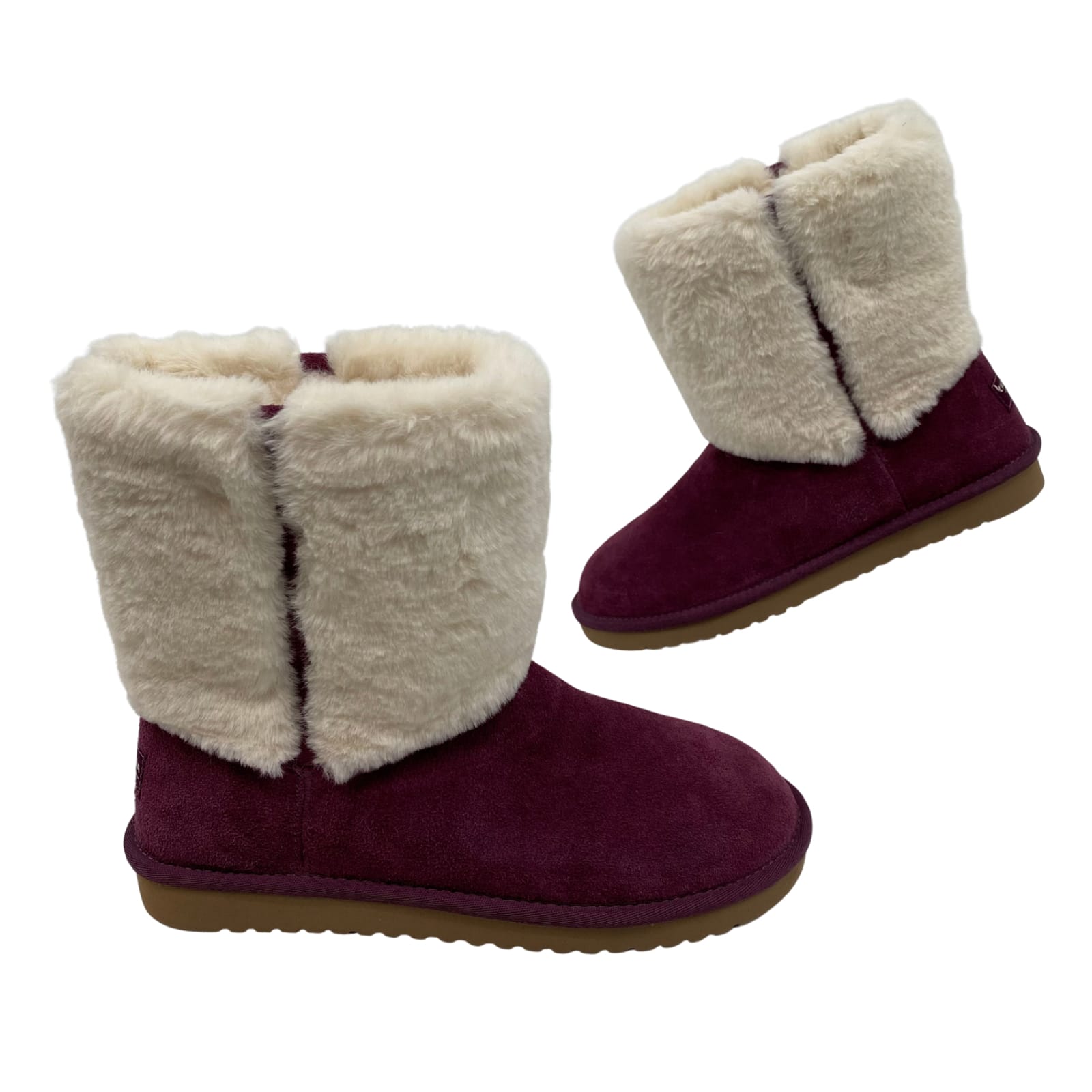 Koolaburra Purple Suede Ankle Booties
