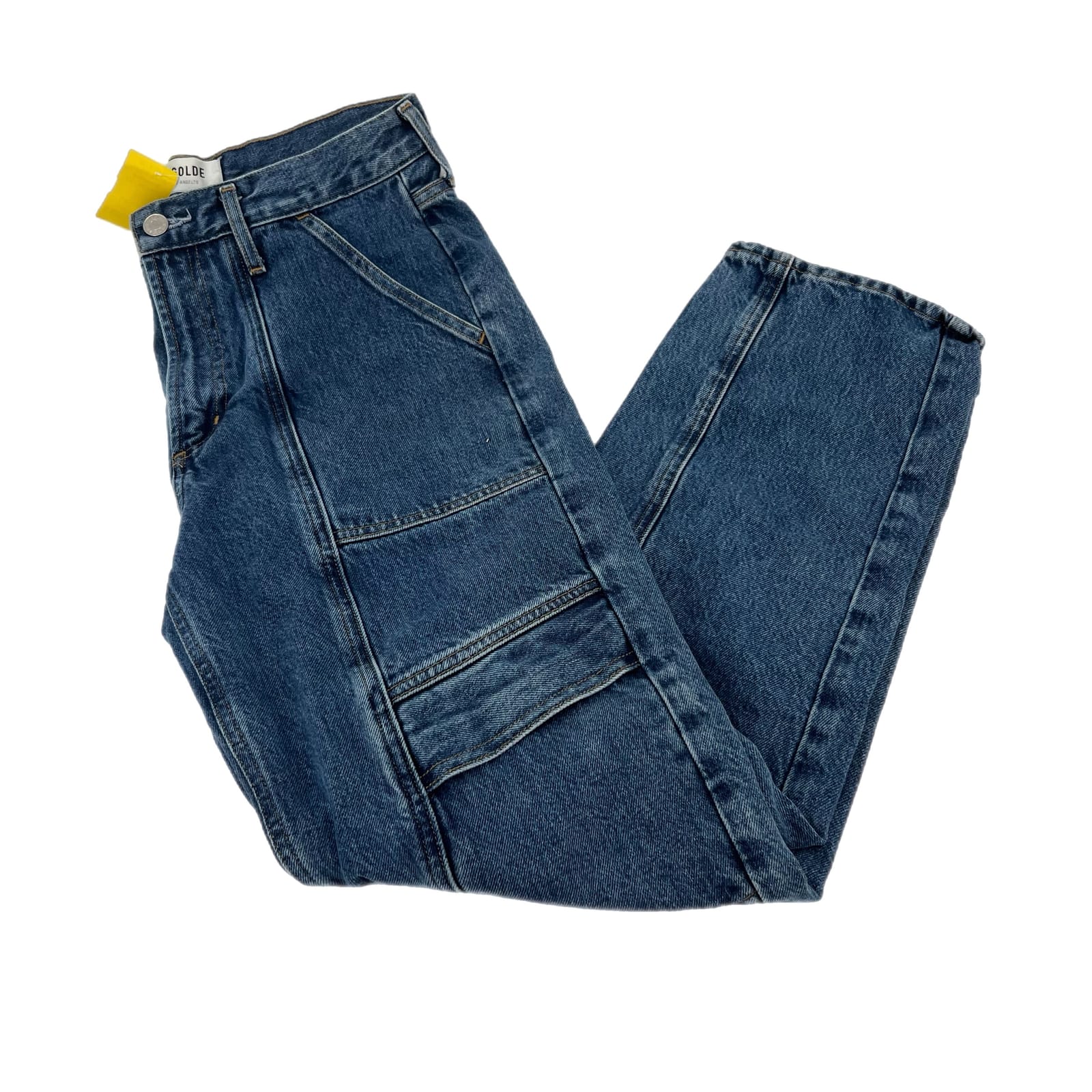 Agolde Dark Wash Wide-Leg Jeans