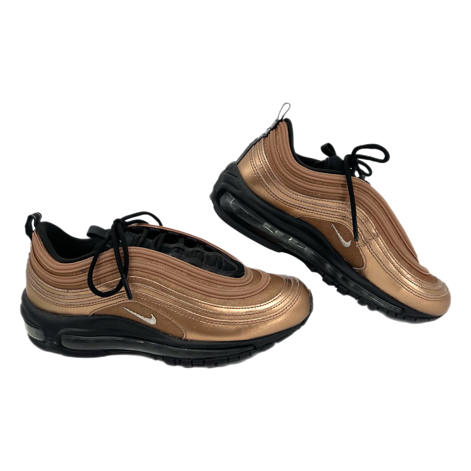 Nike Gold Black Air Max Sneakers