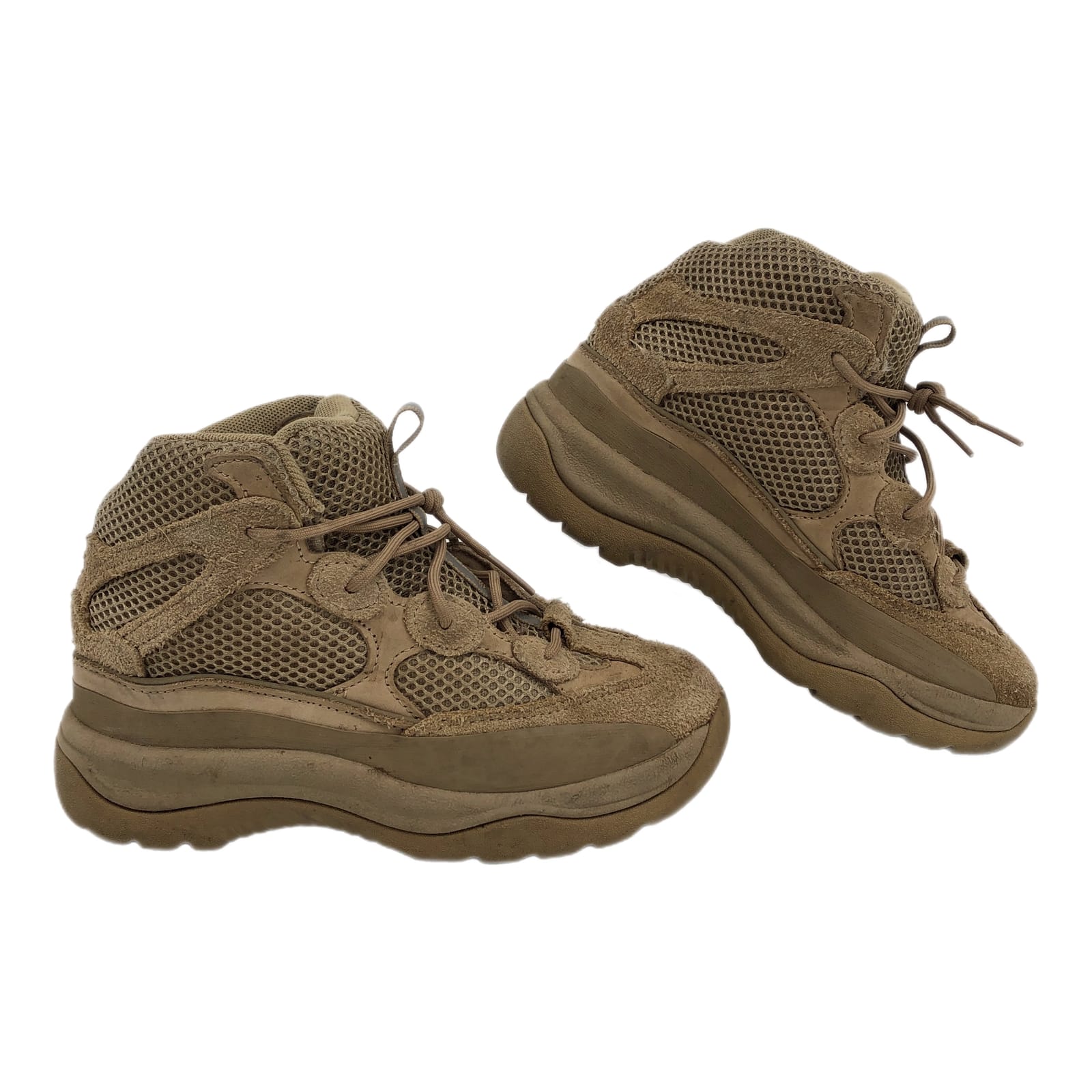 Adidas Beige Lace Up Desert Boots