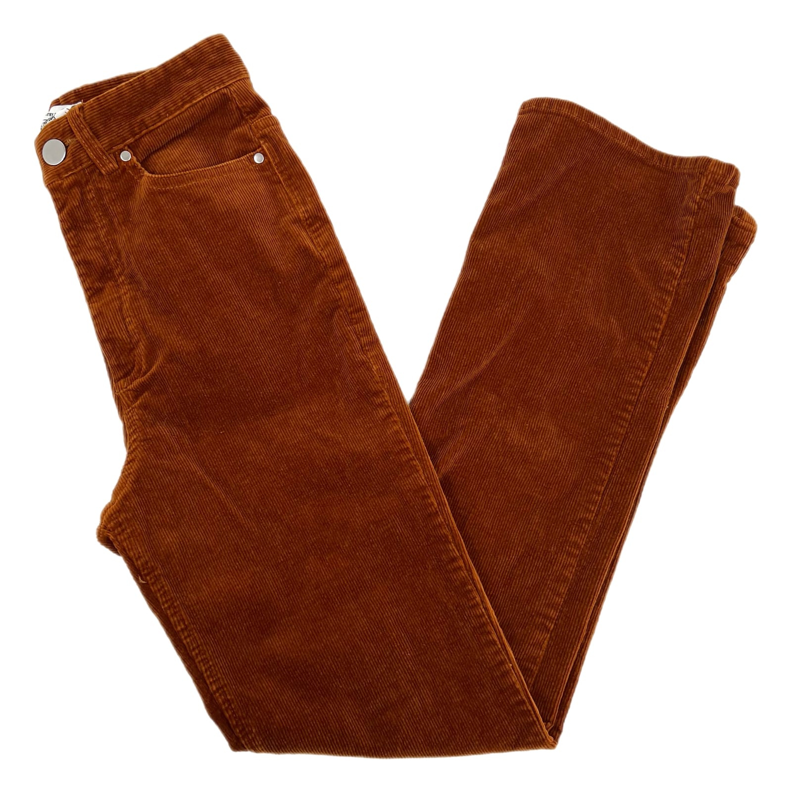 & Other Stories Brown Corduroy Mid-Rise Pants