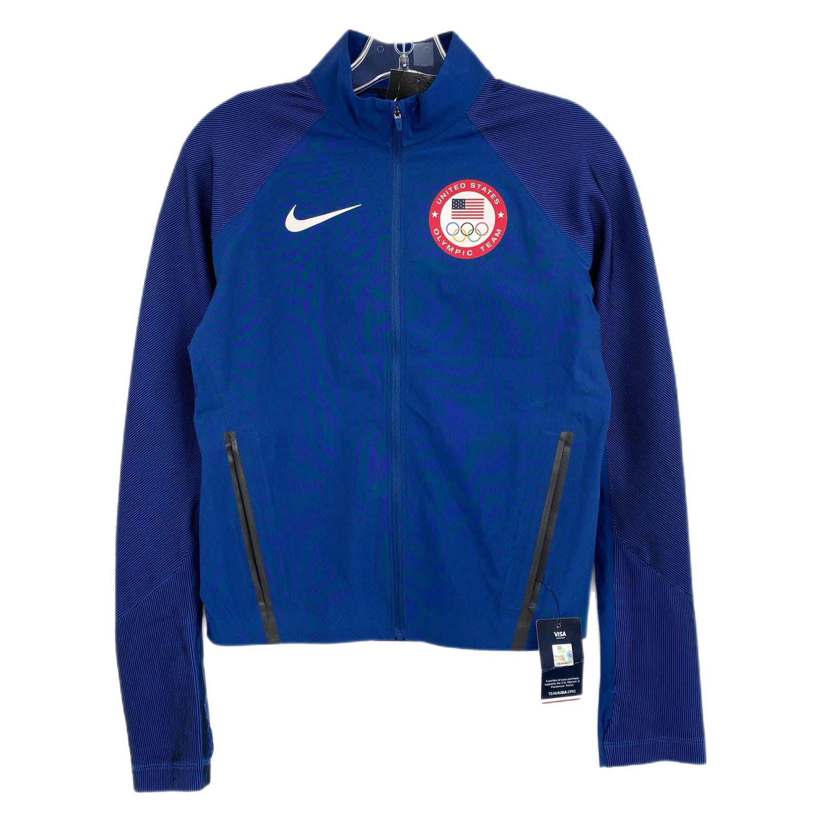 Nike Blue Olympic Team Zip-Up Athletic Jacket