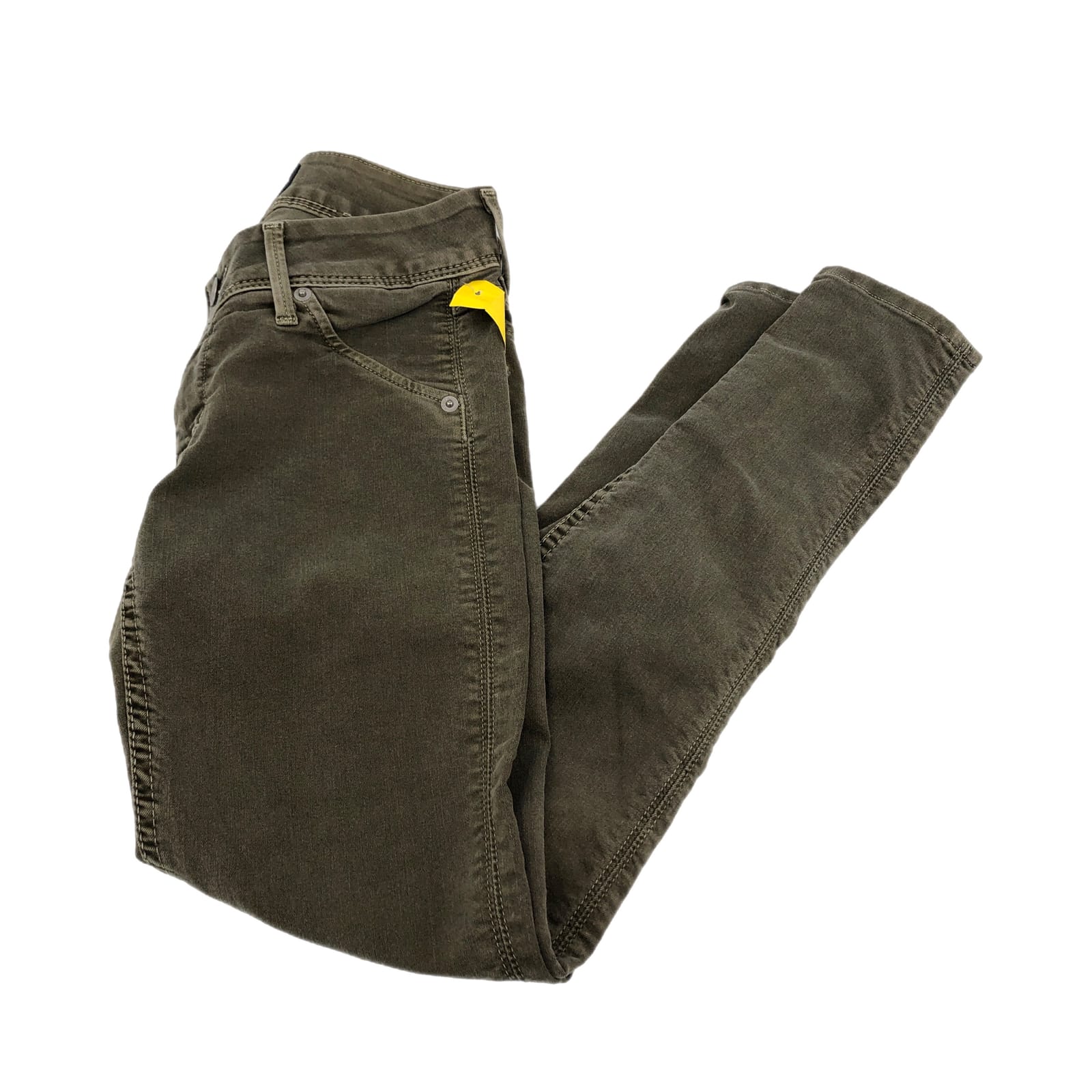 Hudson Jeans Green low Rise Skinny Pants