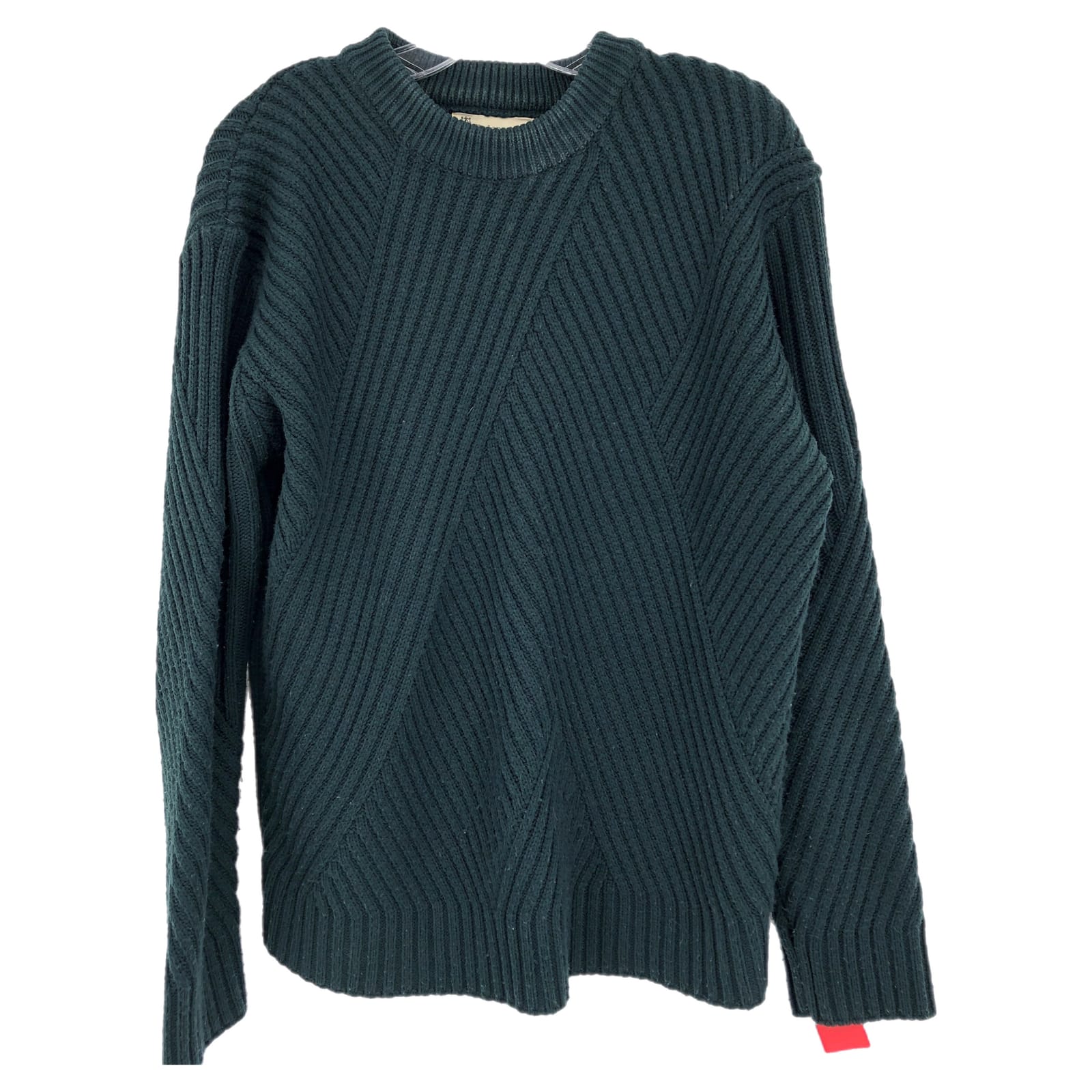 Green Long Sleeve Round Neck Sweater