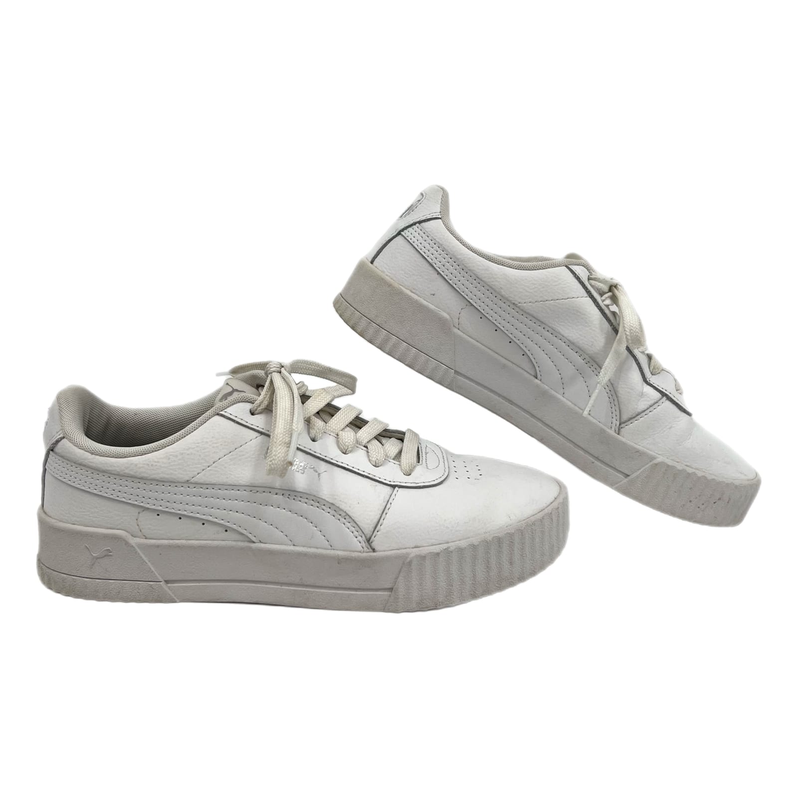 Puma White Soft Foam Sneakers