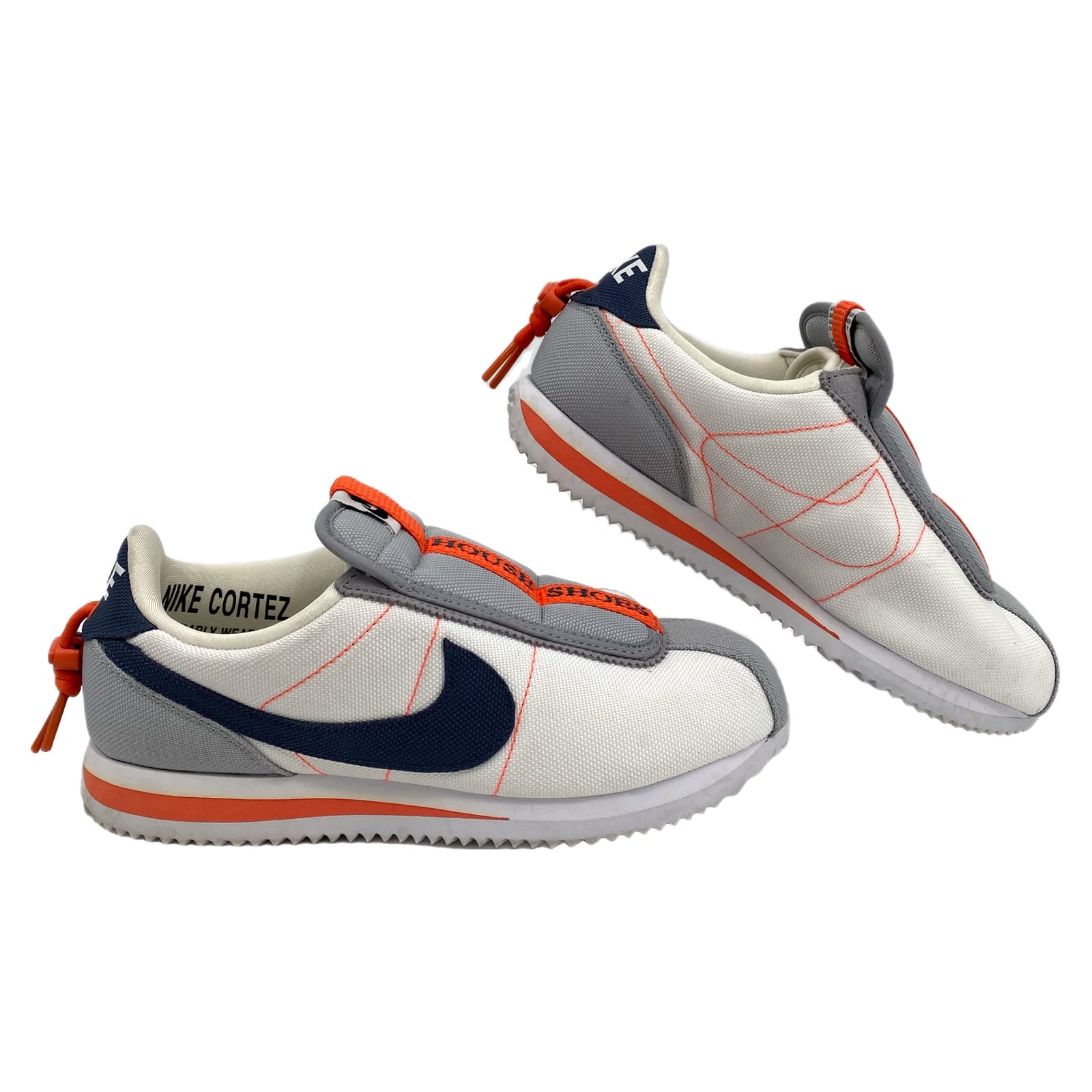 Nike White Gray Kendrick Lamar Cortez Sneakers