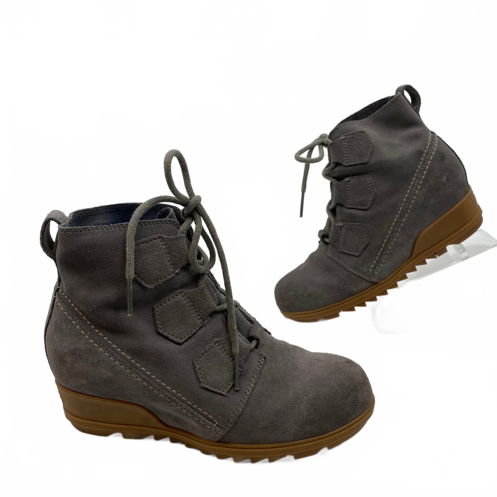 Sorel Gray Suede Classic Bootie