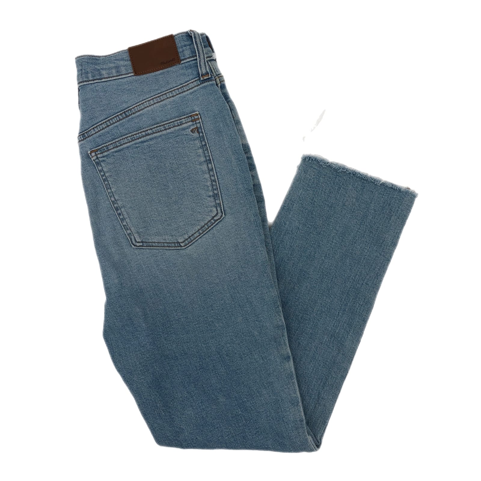 Madewell Blue High Rise Straight Leg Jeans