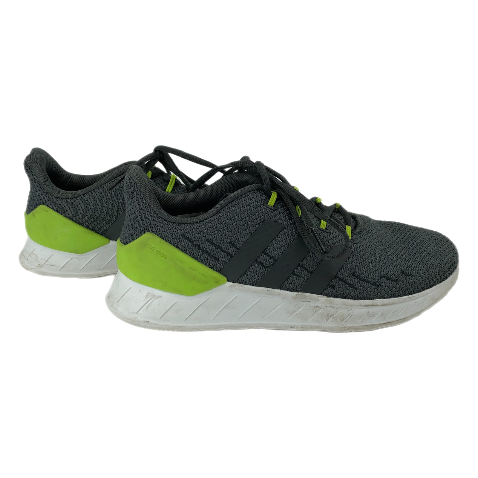 adidas Gray-Green Athletic Shoes