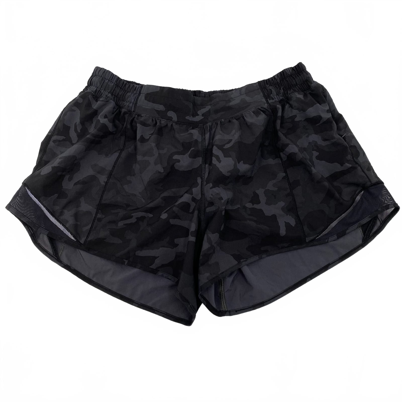 Lululemon Black Gray Camouflage Athletic Shorts