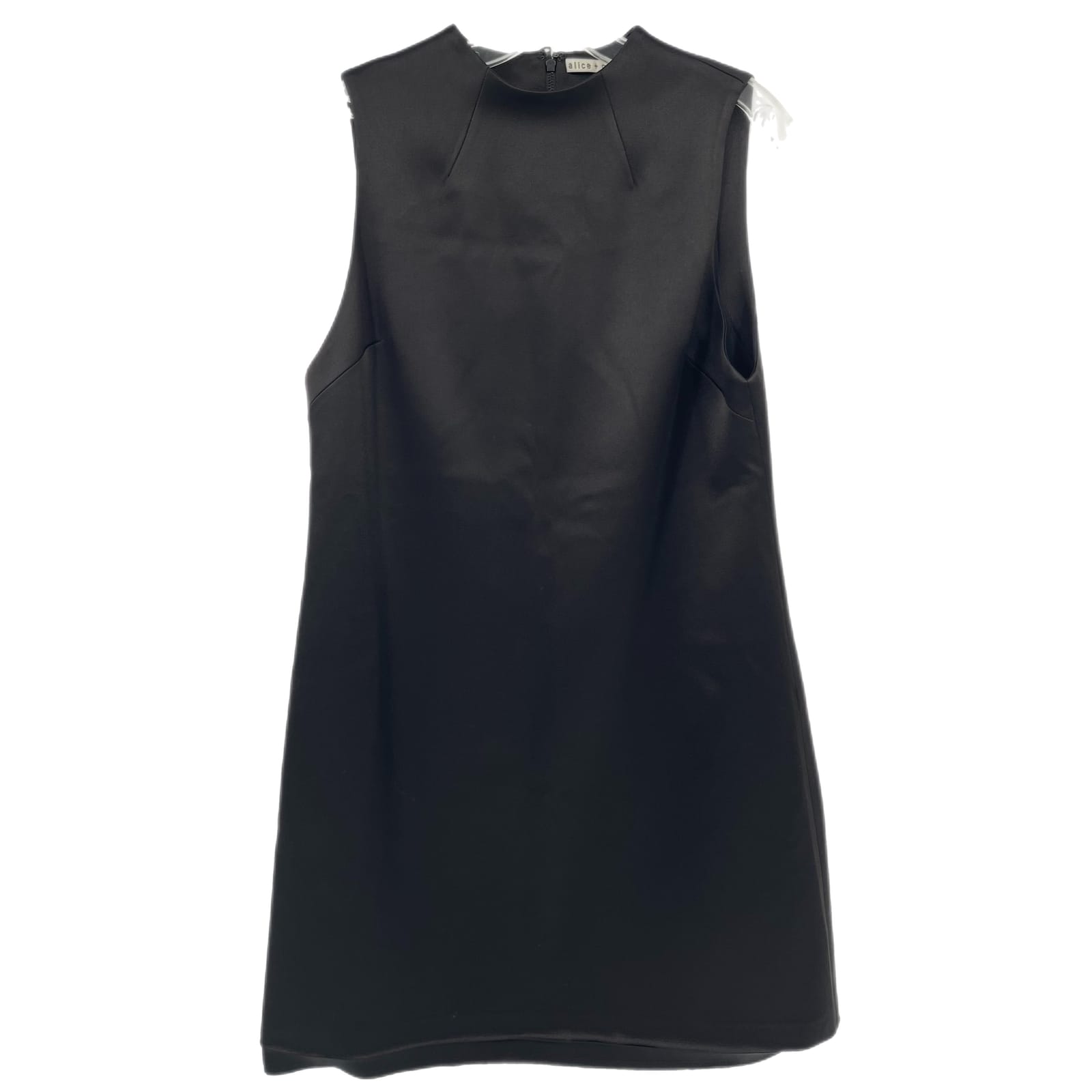 Alice + Olivia Black A-Line Midi Dress