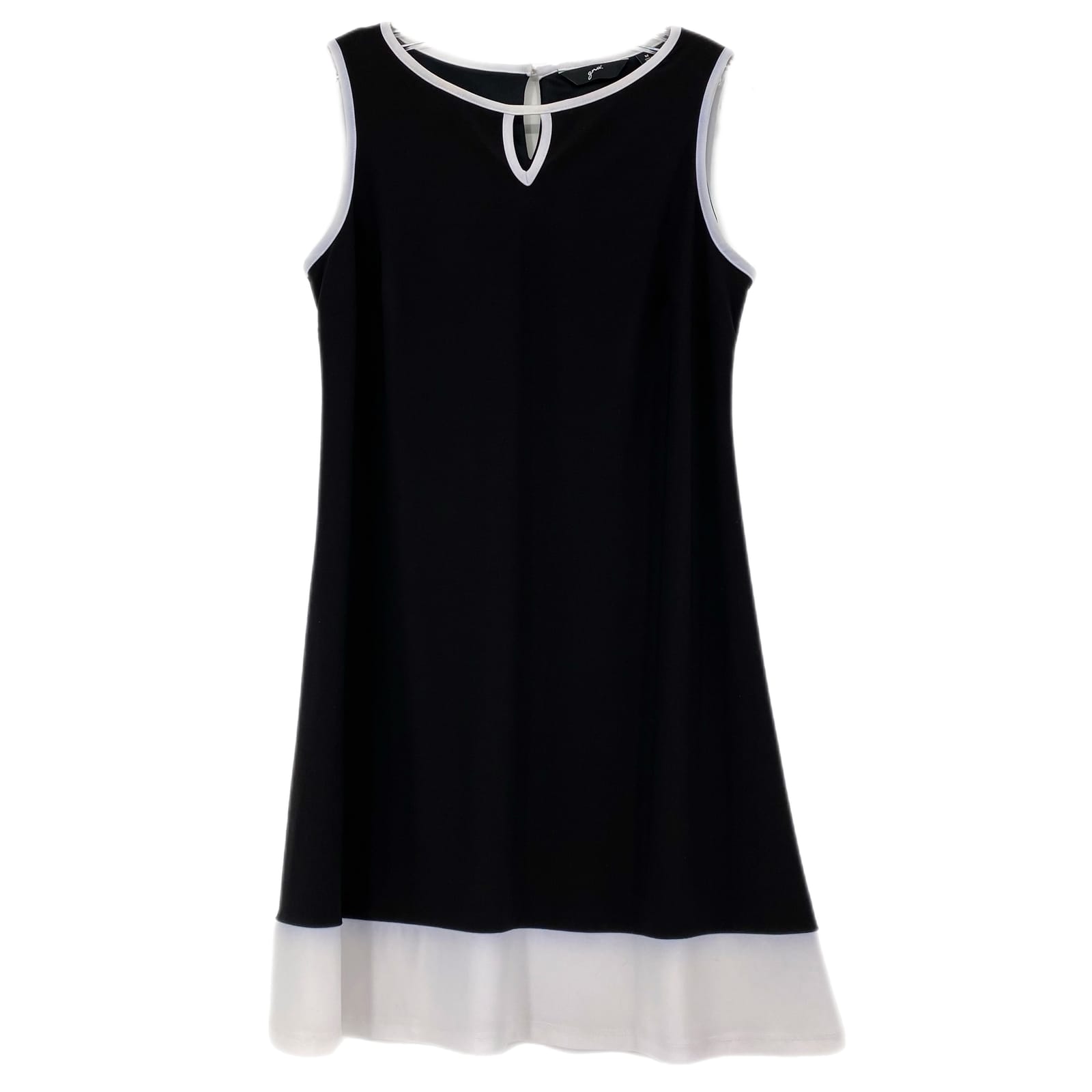 GNW Black & White High Neck Mini Dress
