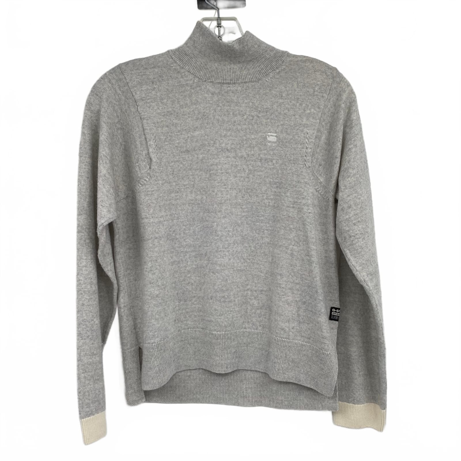 G-Star Gray Wool-Synthetic Pullover