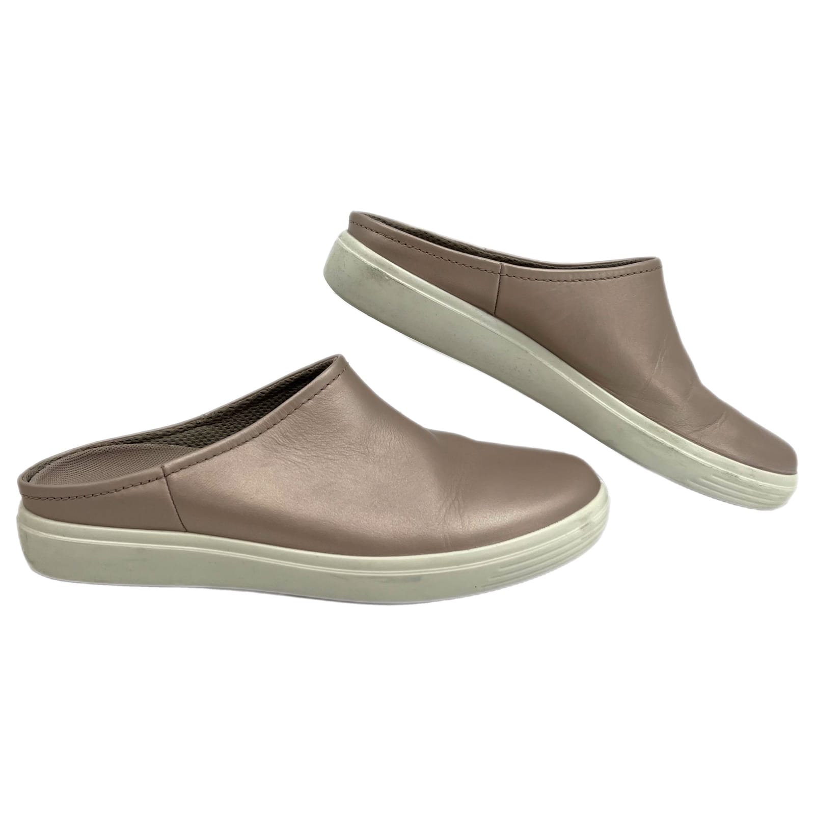 Ecco Pink Metallic Slip-On Mule Sneakers