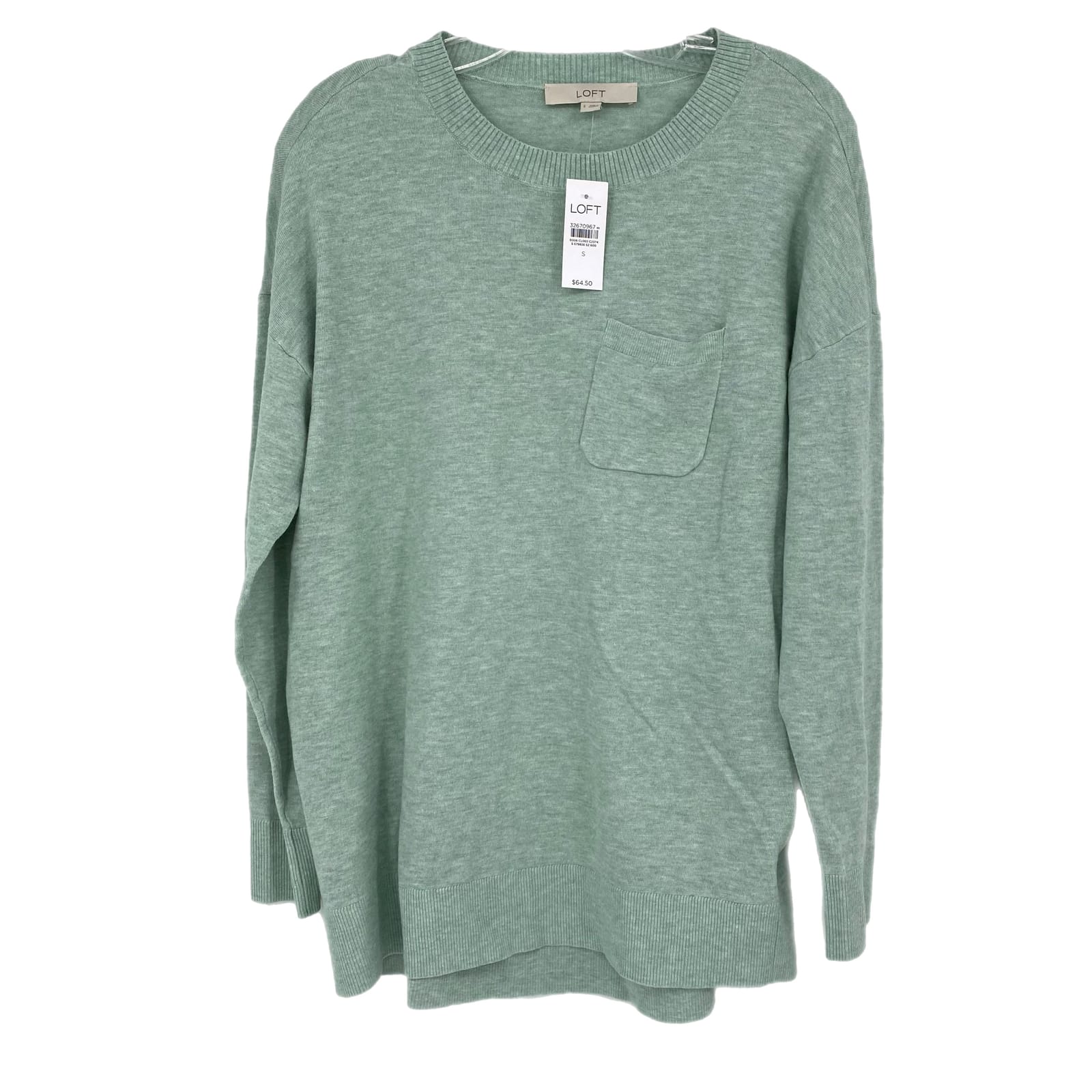 LOFT Green Basic Sweater