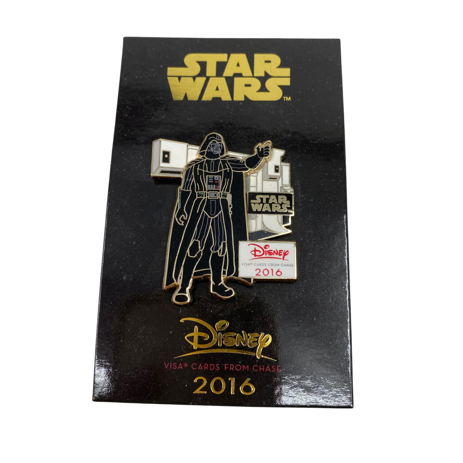 Disney Black Darth Vader Pendant Pin