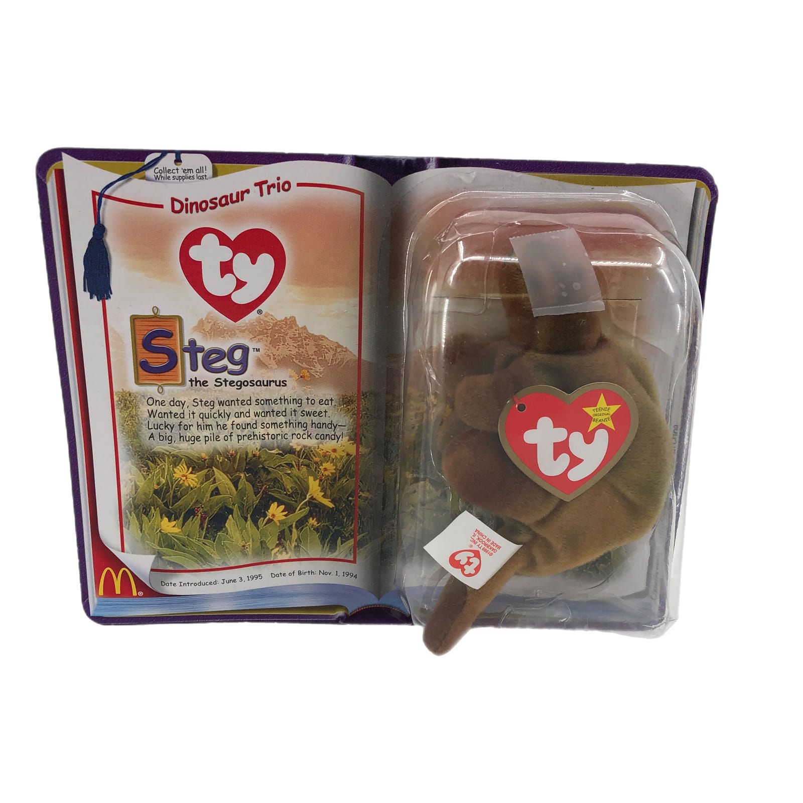 Classic Steg Beanie Baby in Brown