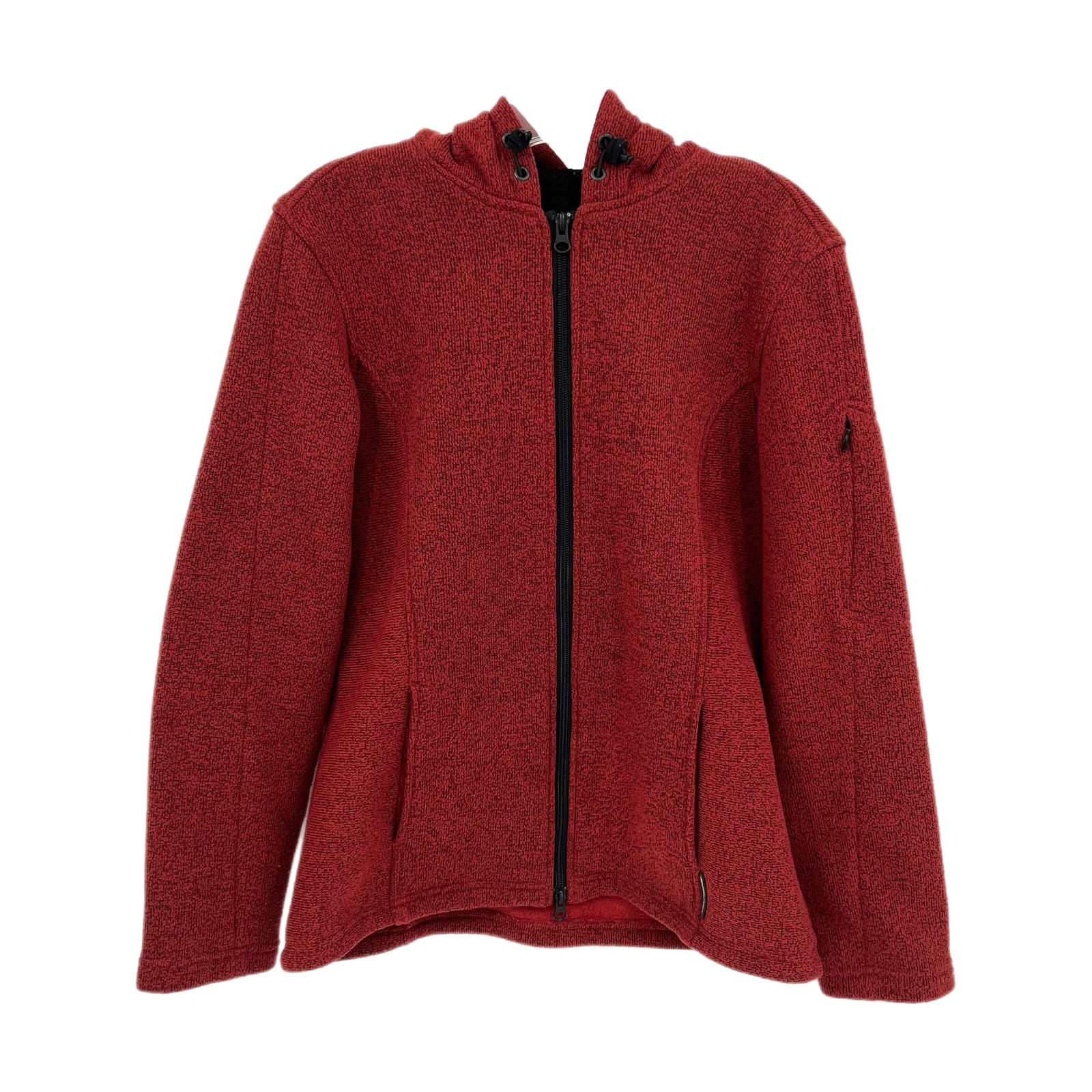 Exofficio Red Hooded Fleece Teddy Jacket