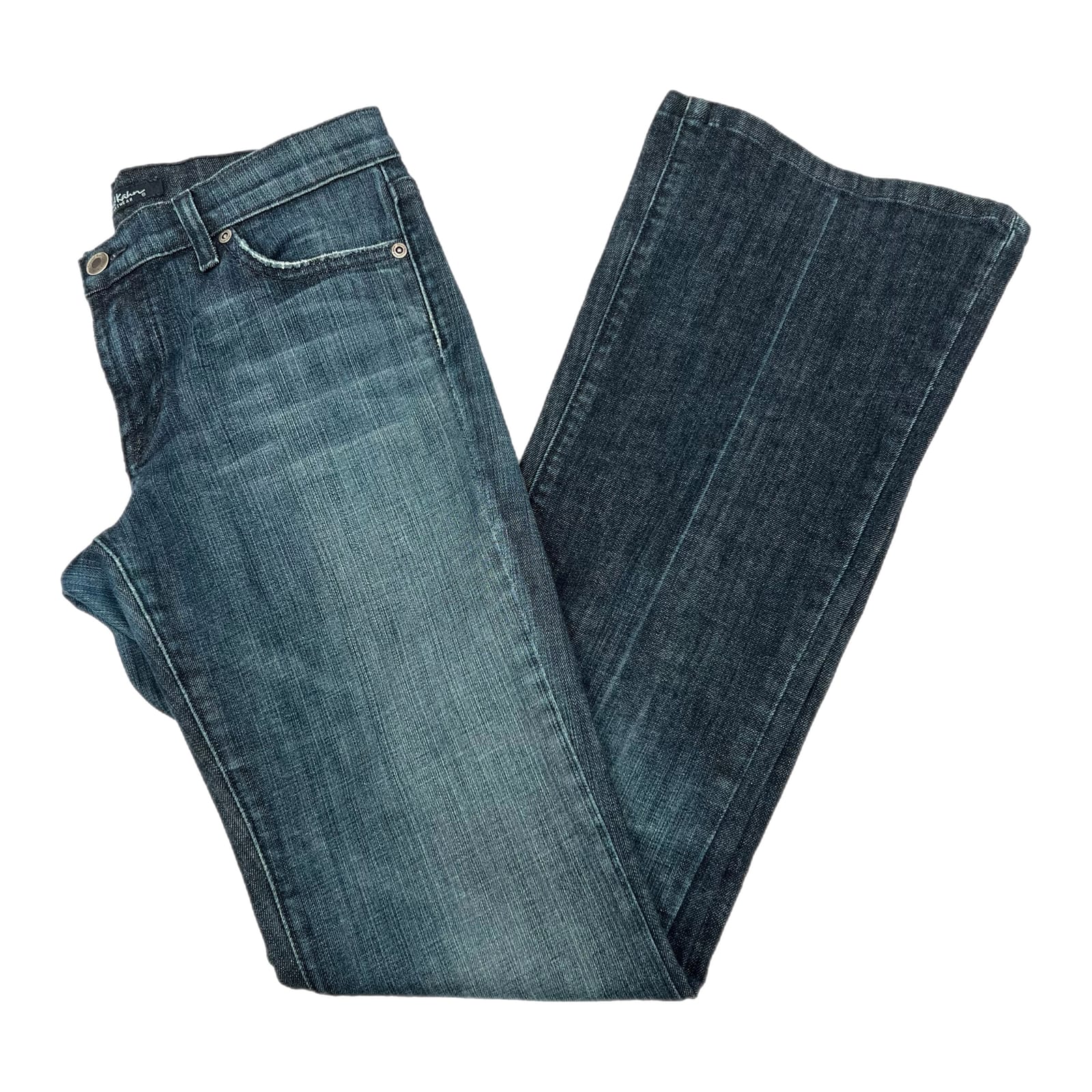 David Kahn Blue Classic Flared Jeans