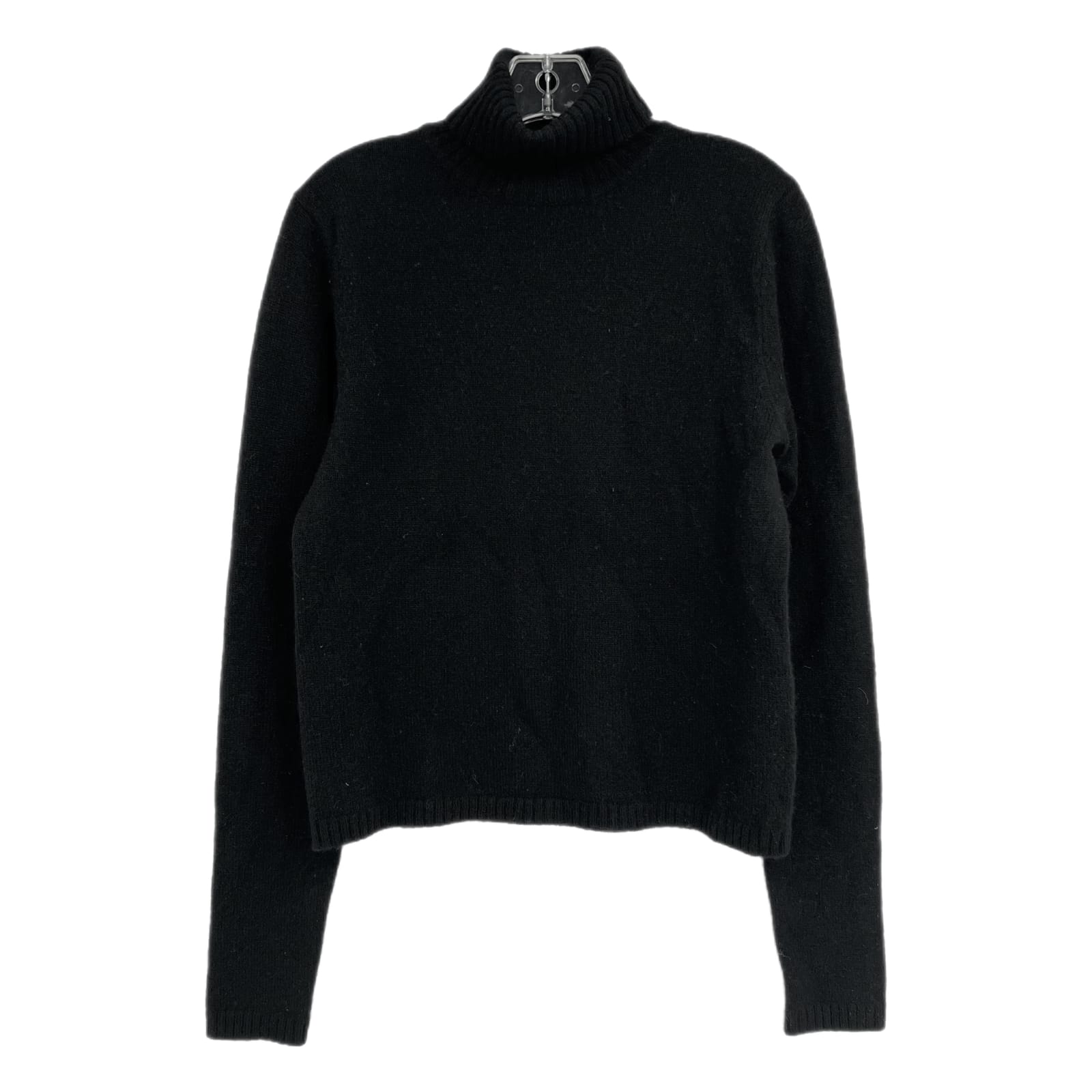 Gentle Herd Black Turtleneck Knit Sweater