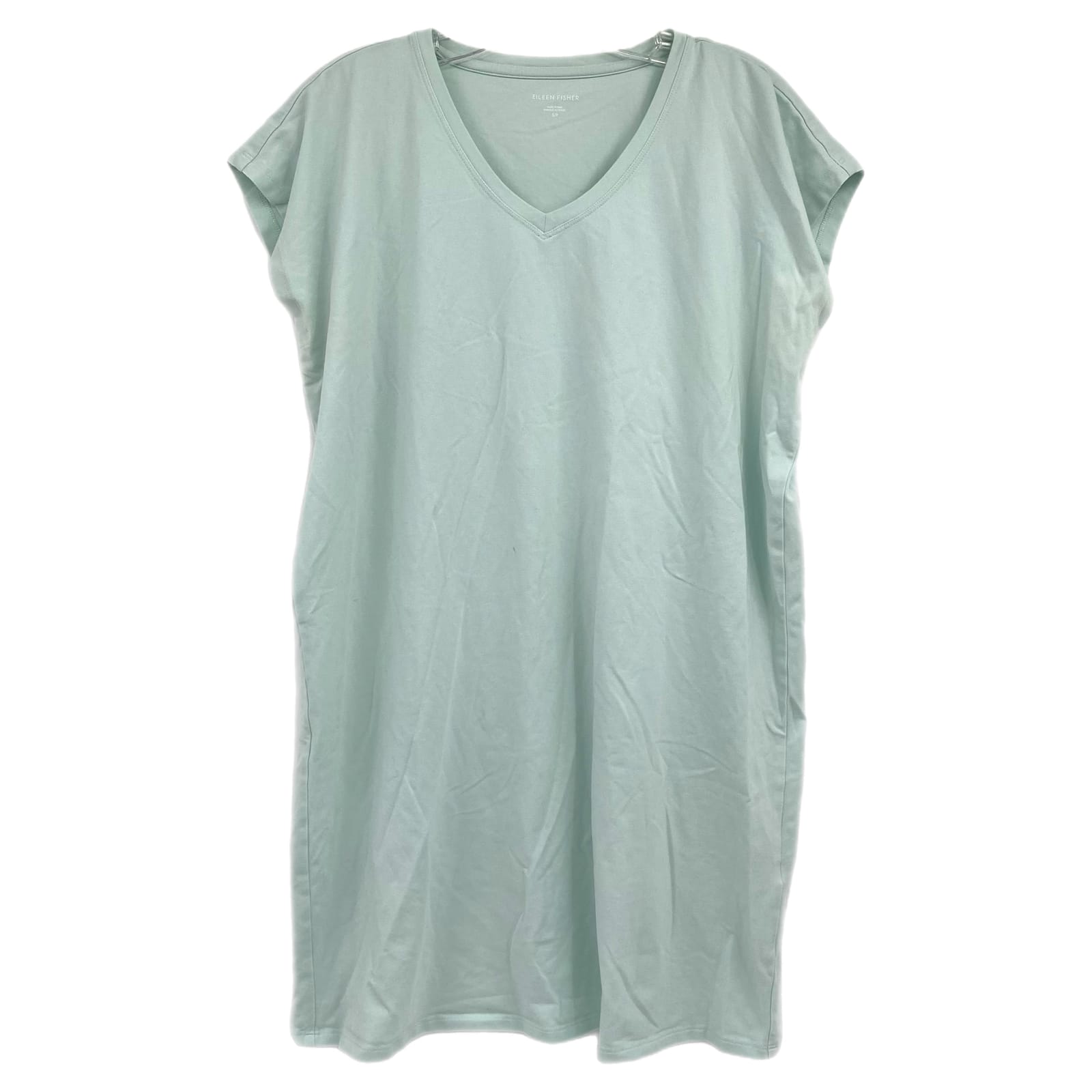 Eileen Fisher Mint Green Stretchy Mini Dress