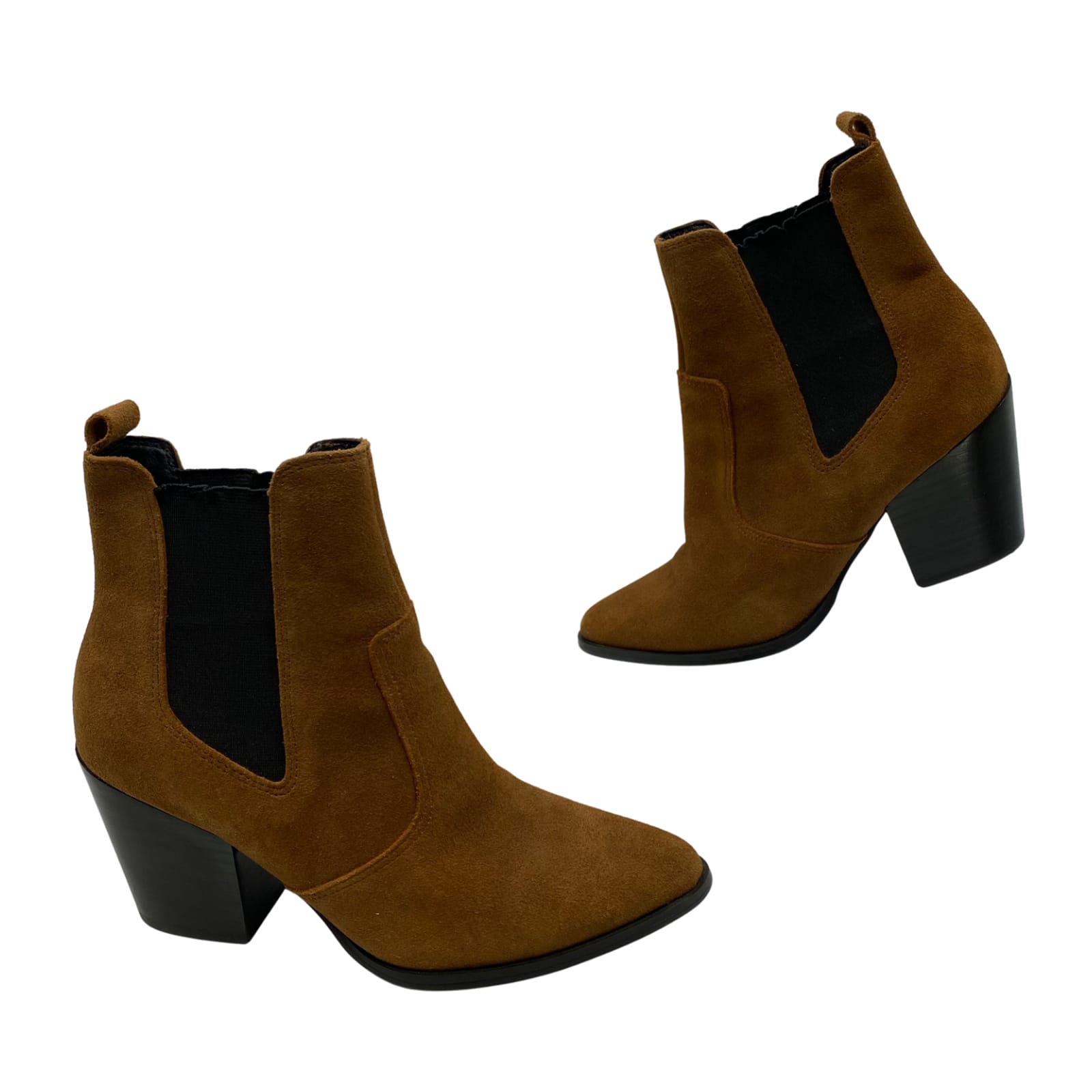 Steve Madden Brown Leather Ankle Boots