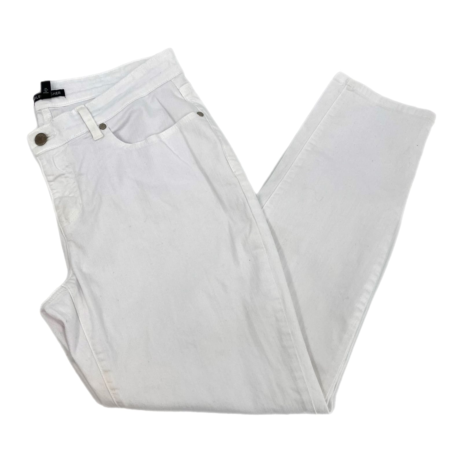 Eileen Fisher White Slim Jeans