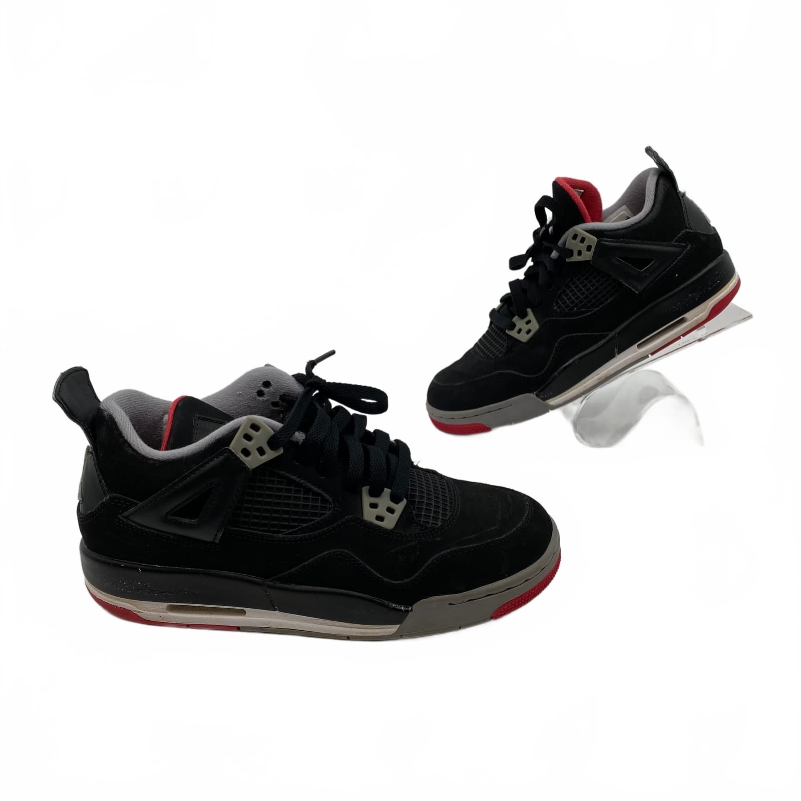 Jordan Black Leather-Synthetic Sneaker