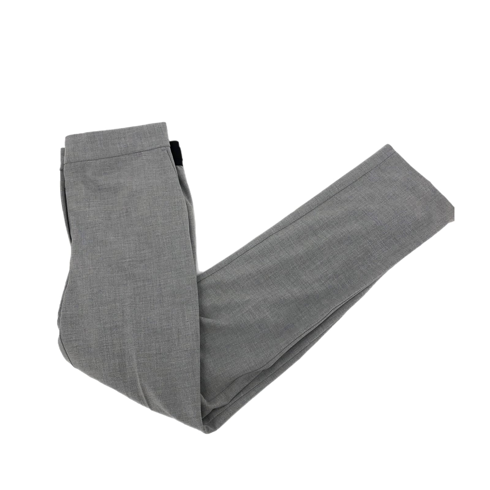 Zara Gray High Rise Straight Dress Pants