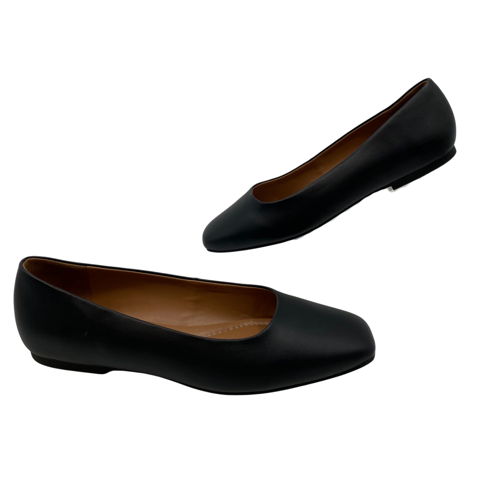 Nordstrom Black Synthetic Flat Loafers