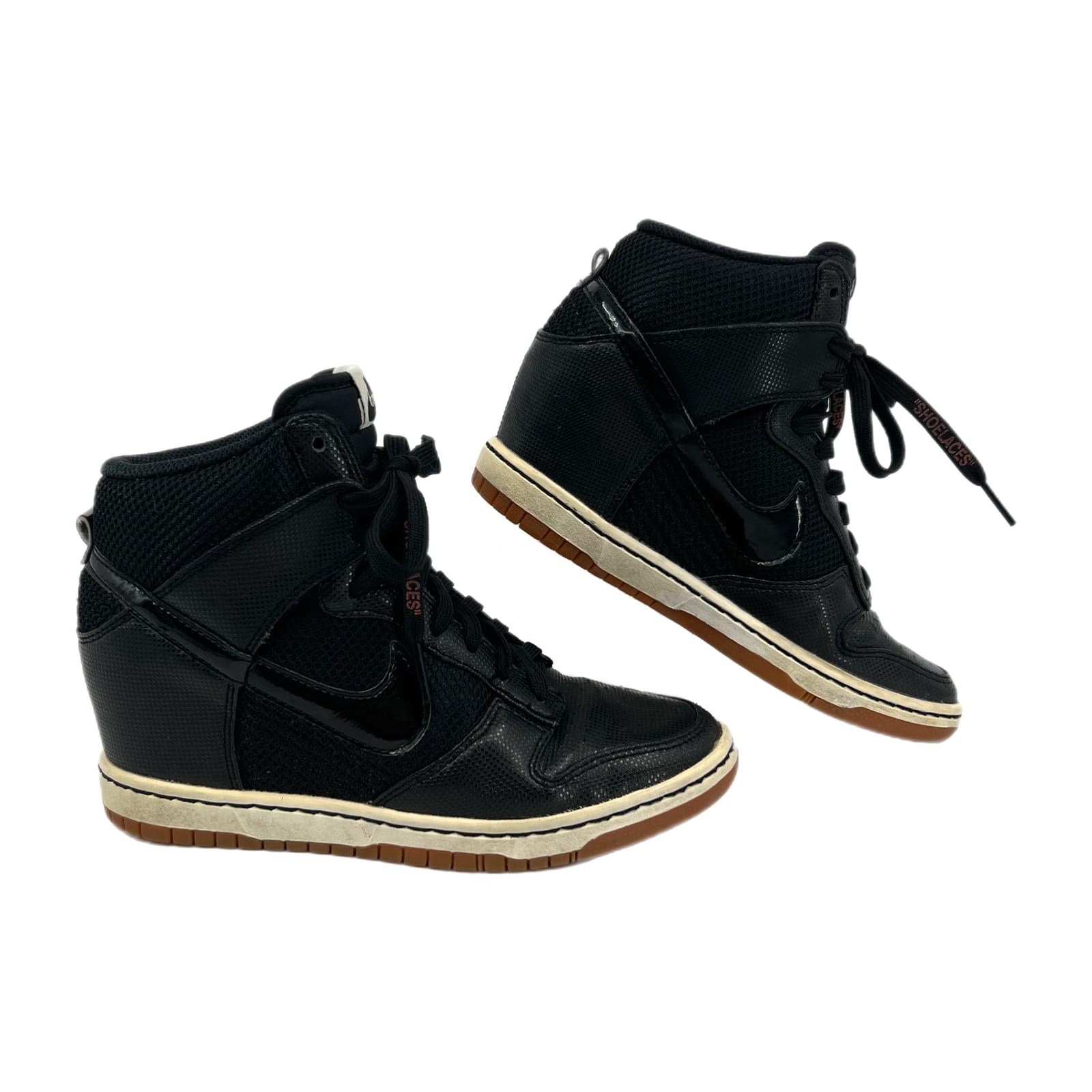 Nike Black Dunk Sky Hi Wedge Sneakers