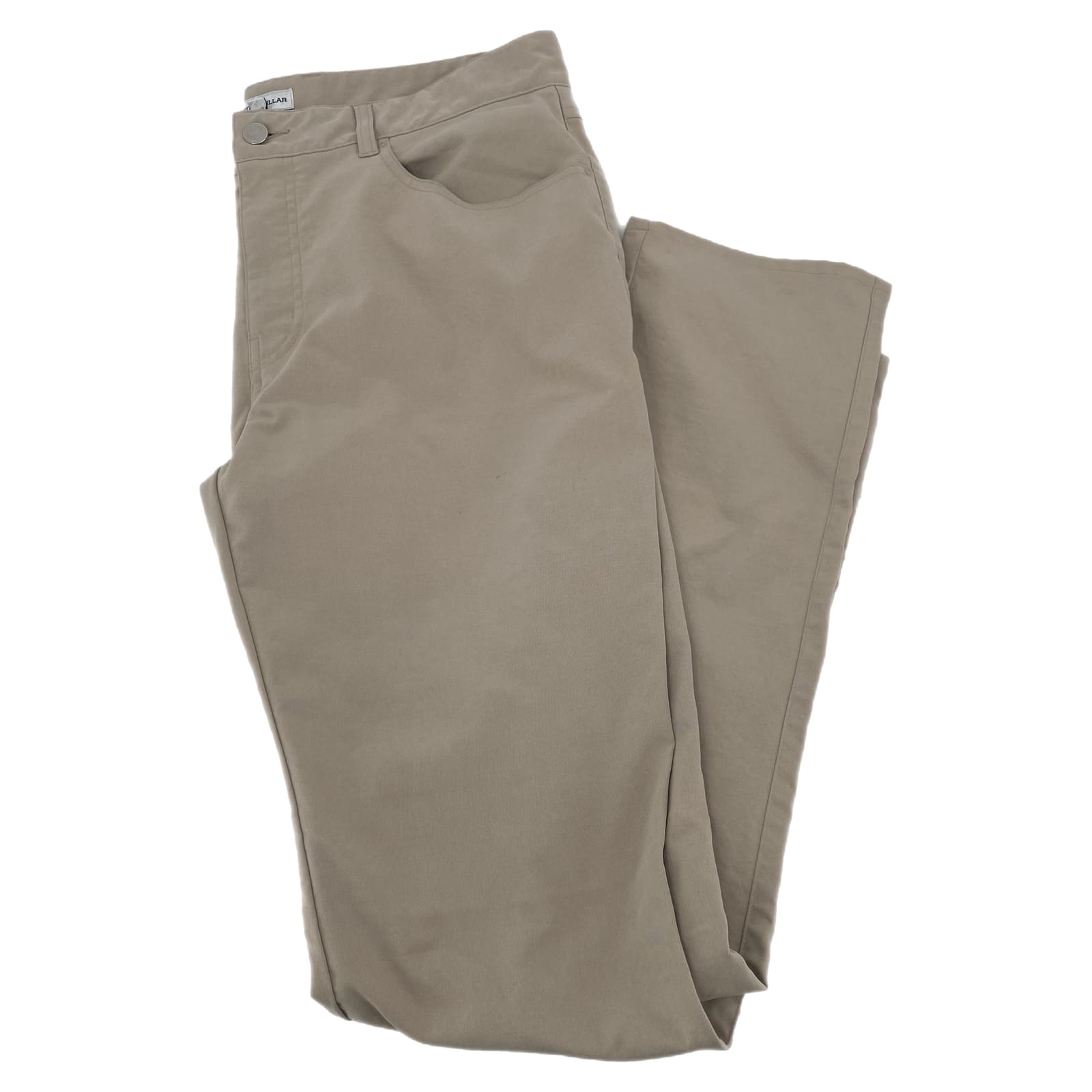 Peter Millar Beige Mid-Rise Straight Chinos