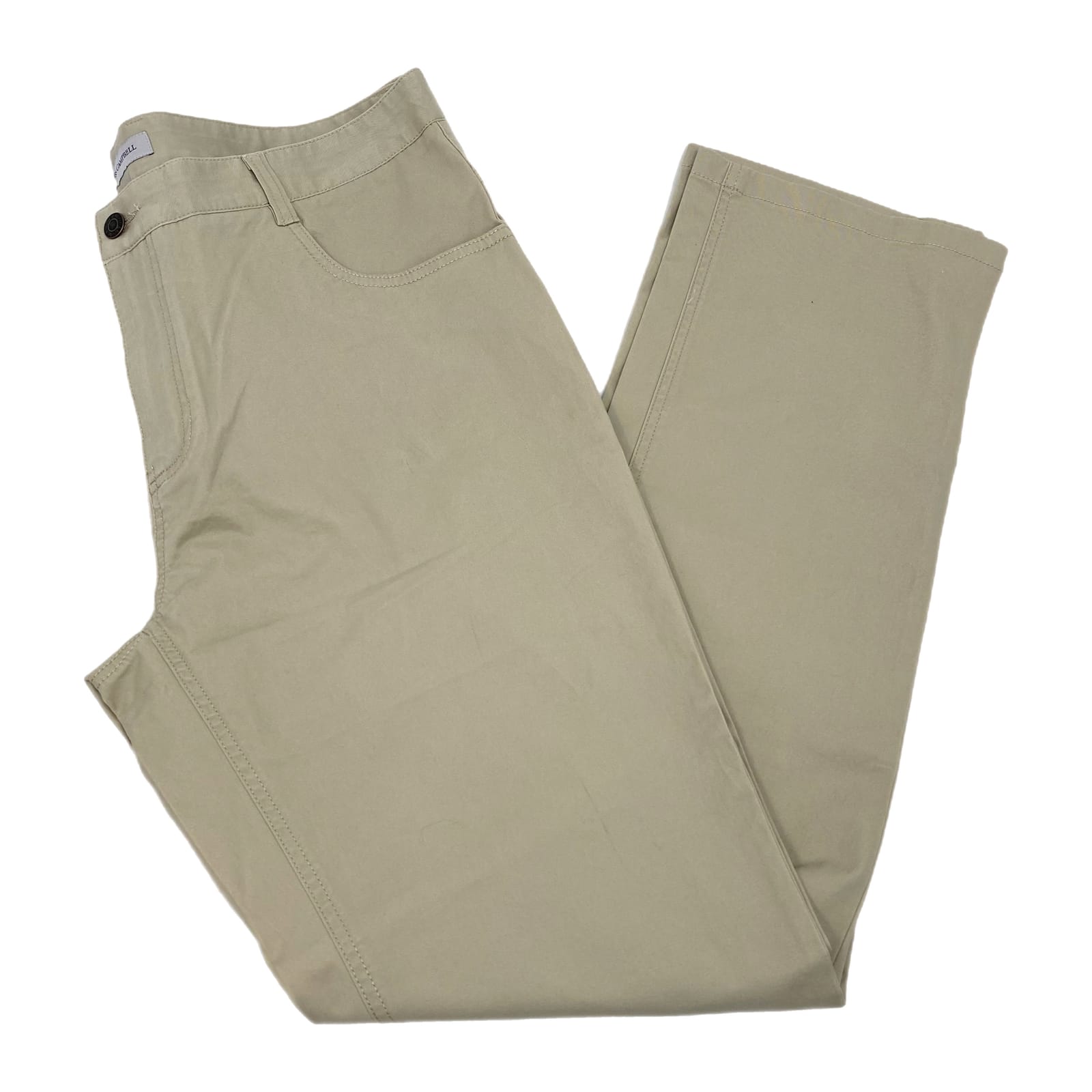 James Campbell Beige Cotton Straight Leg Chinos