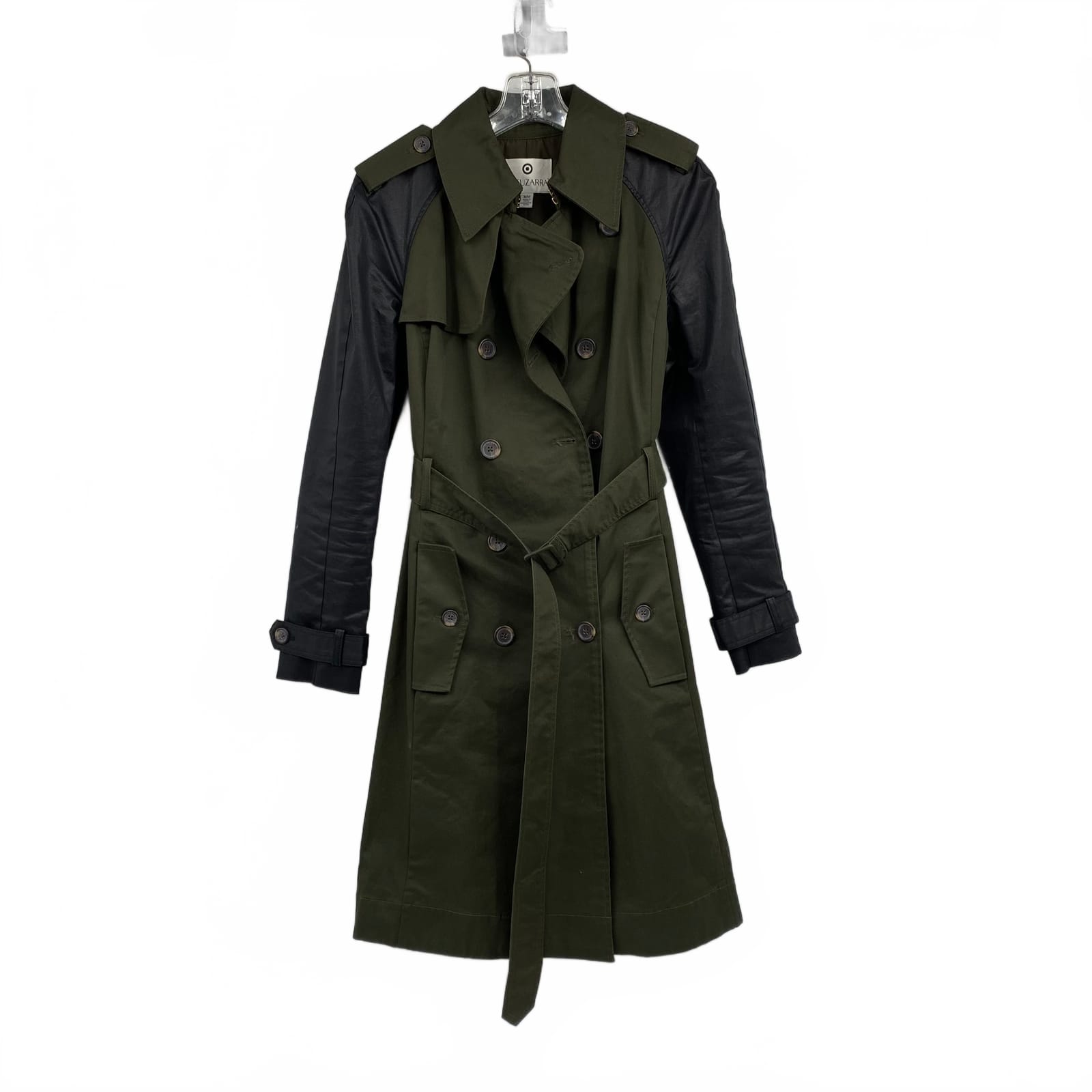 Altuzarra For Target Green/Black Trench Coat