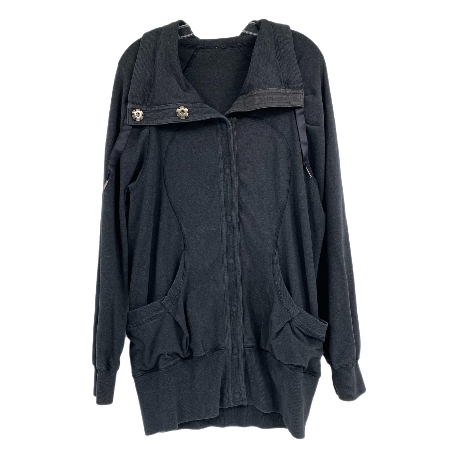 Lululemon Charcoal Gray Snap Closure Jacket