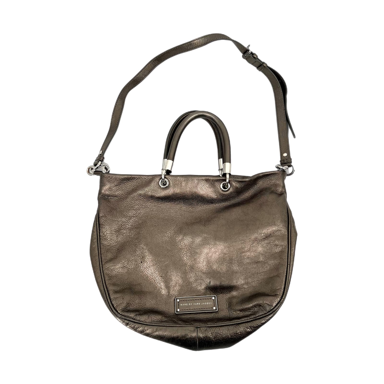Marc Jacobs Brown Convertible Leather Crossbody Bag