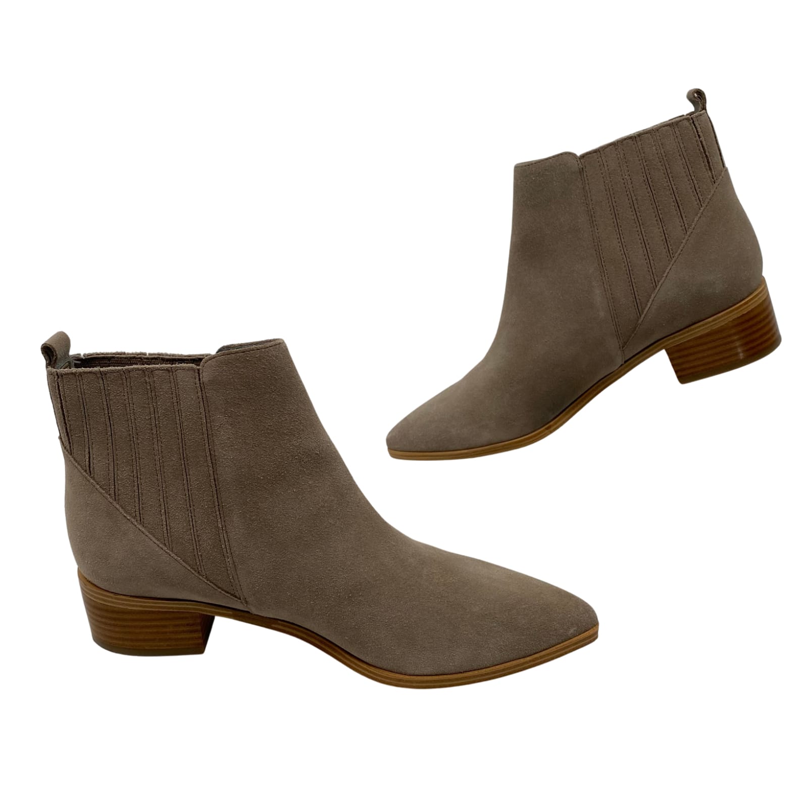 Marc Fisher Beige Leather Ankle Boots