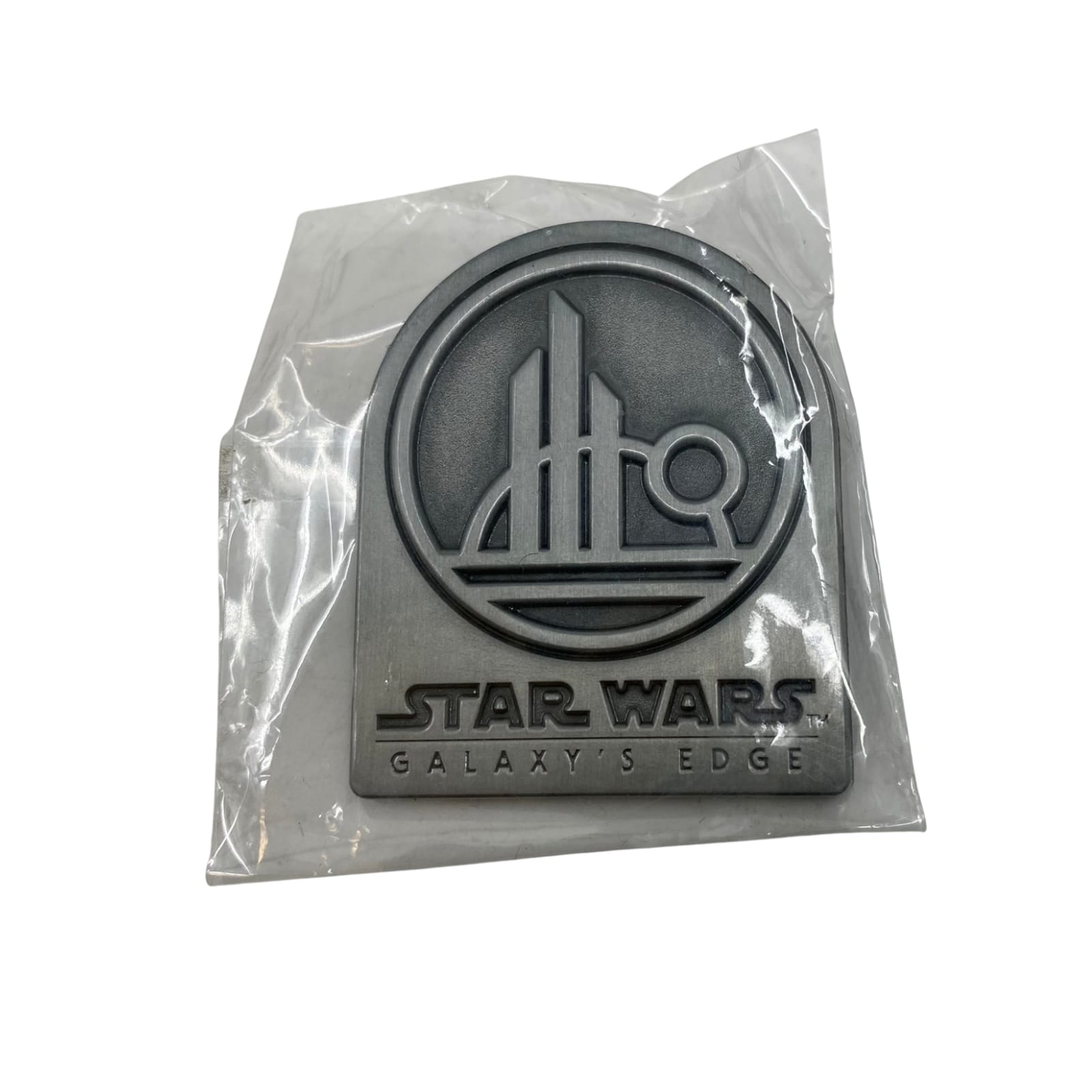 Disney Silver Star Wars Galaxy’s Edge Pendant Pin