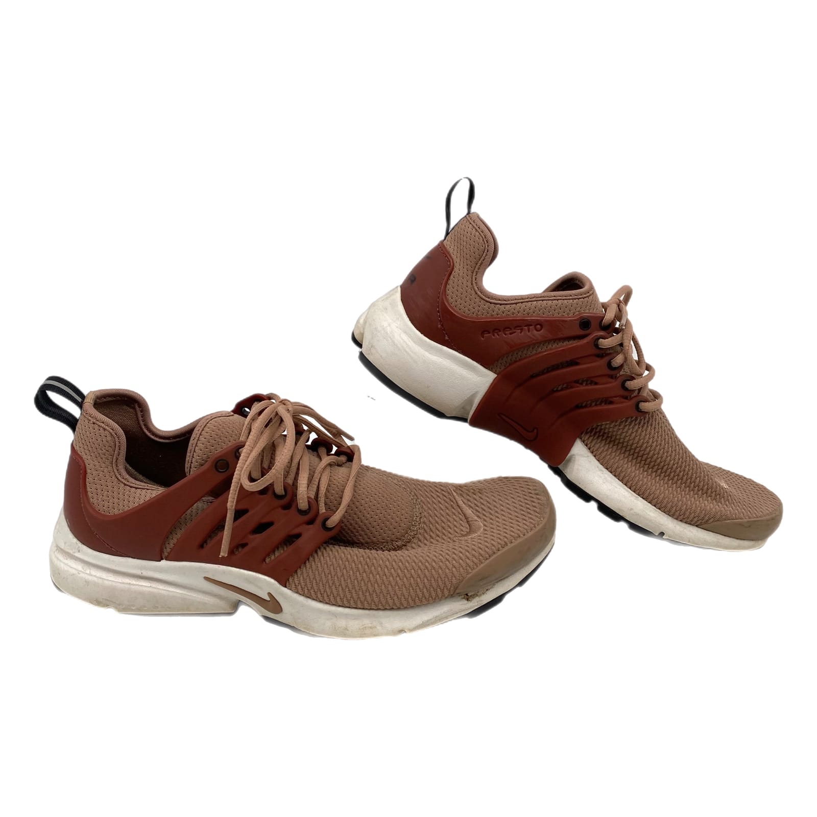 Nike Brown Red Air Presto Sneakers