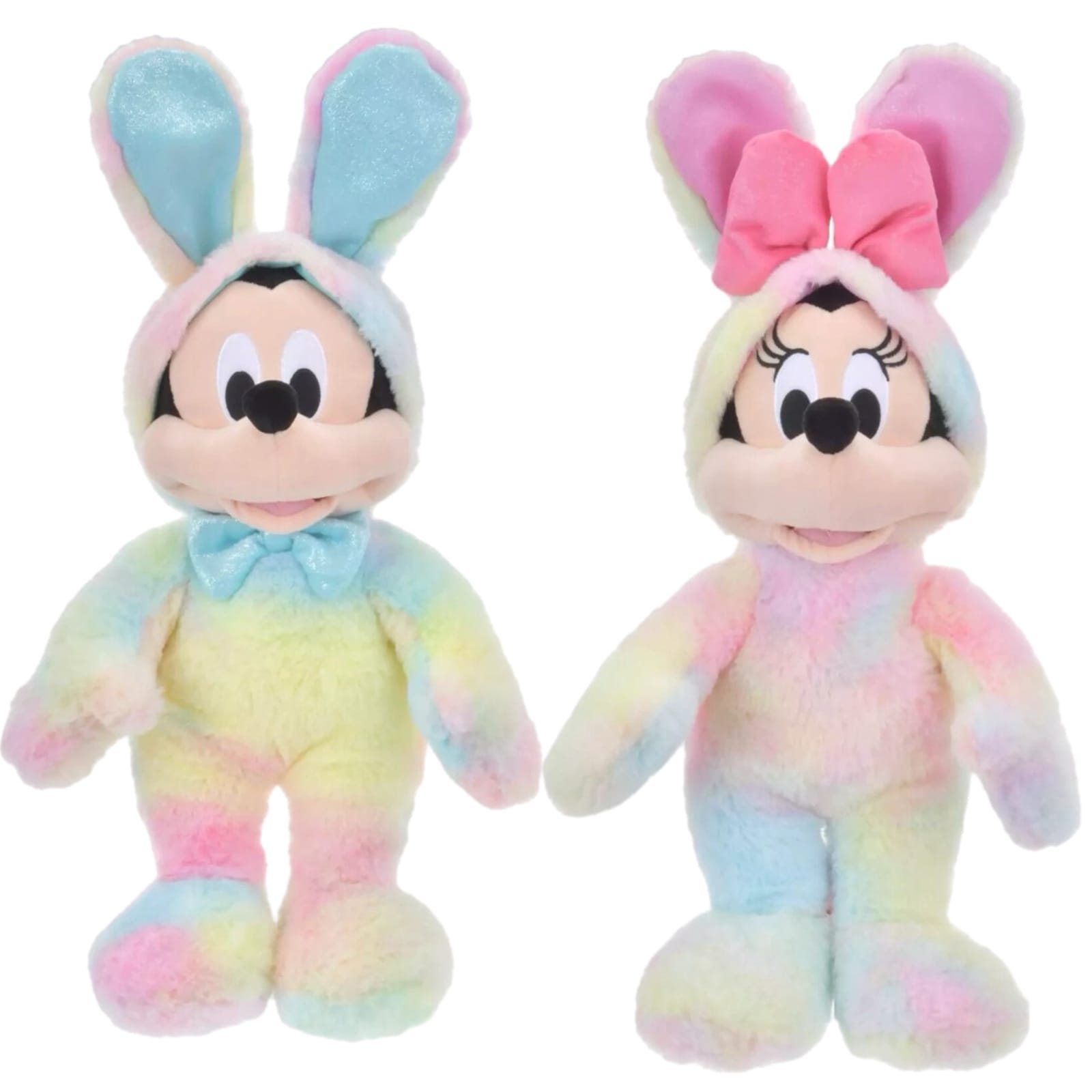 Disney 2025 Mickey + Minnie Easter Bunny Costume Plush Set 16”