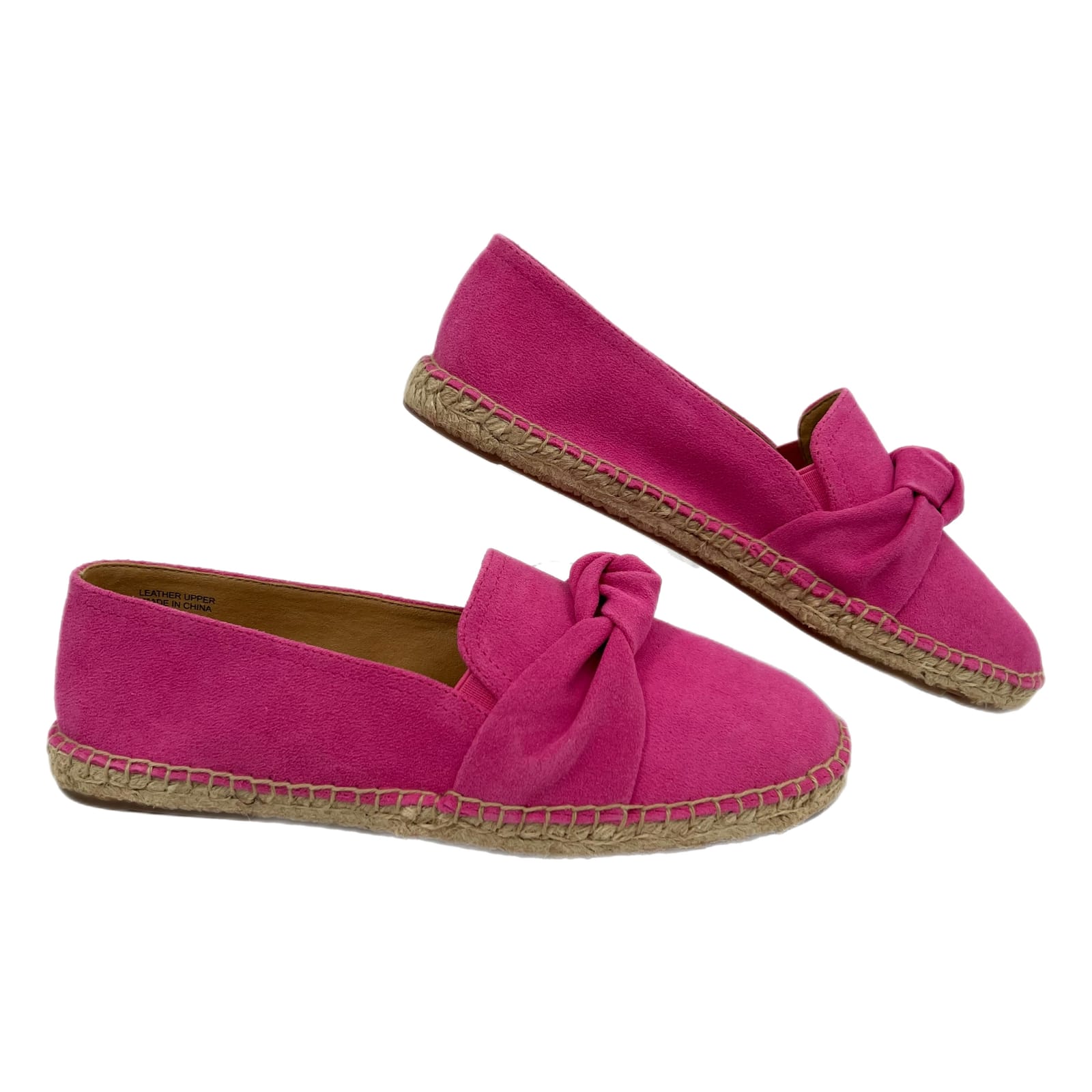 Talbots Pink Izzy Knot Espadrille Flats