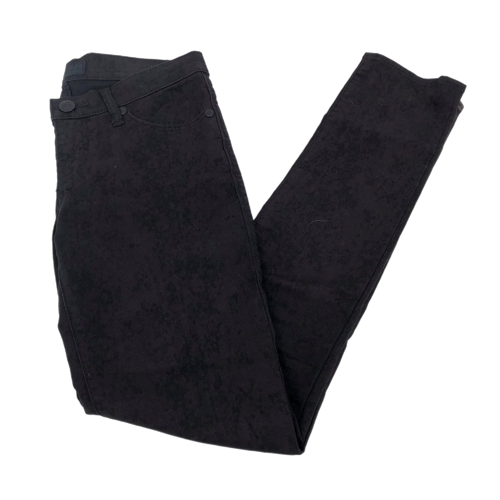 Rock & Republic Purple & Black Skinny Jeans