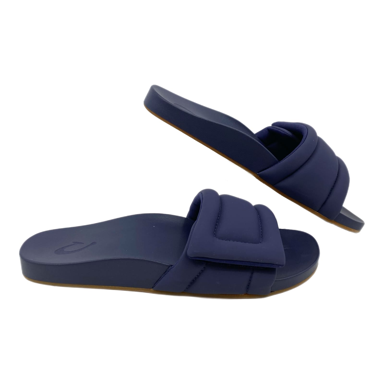 OluKai Blue Sunbeam Slide Sandals