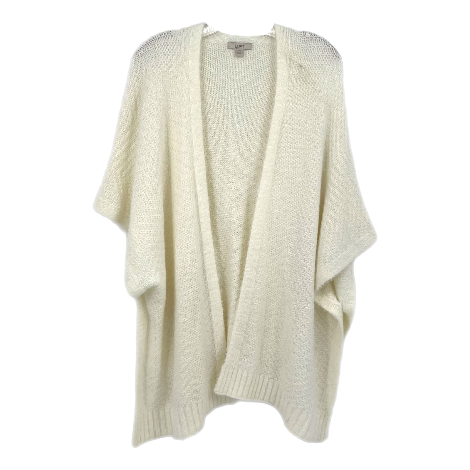 LOFT Cream Oversized Cardigan