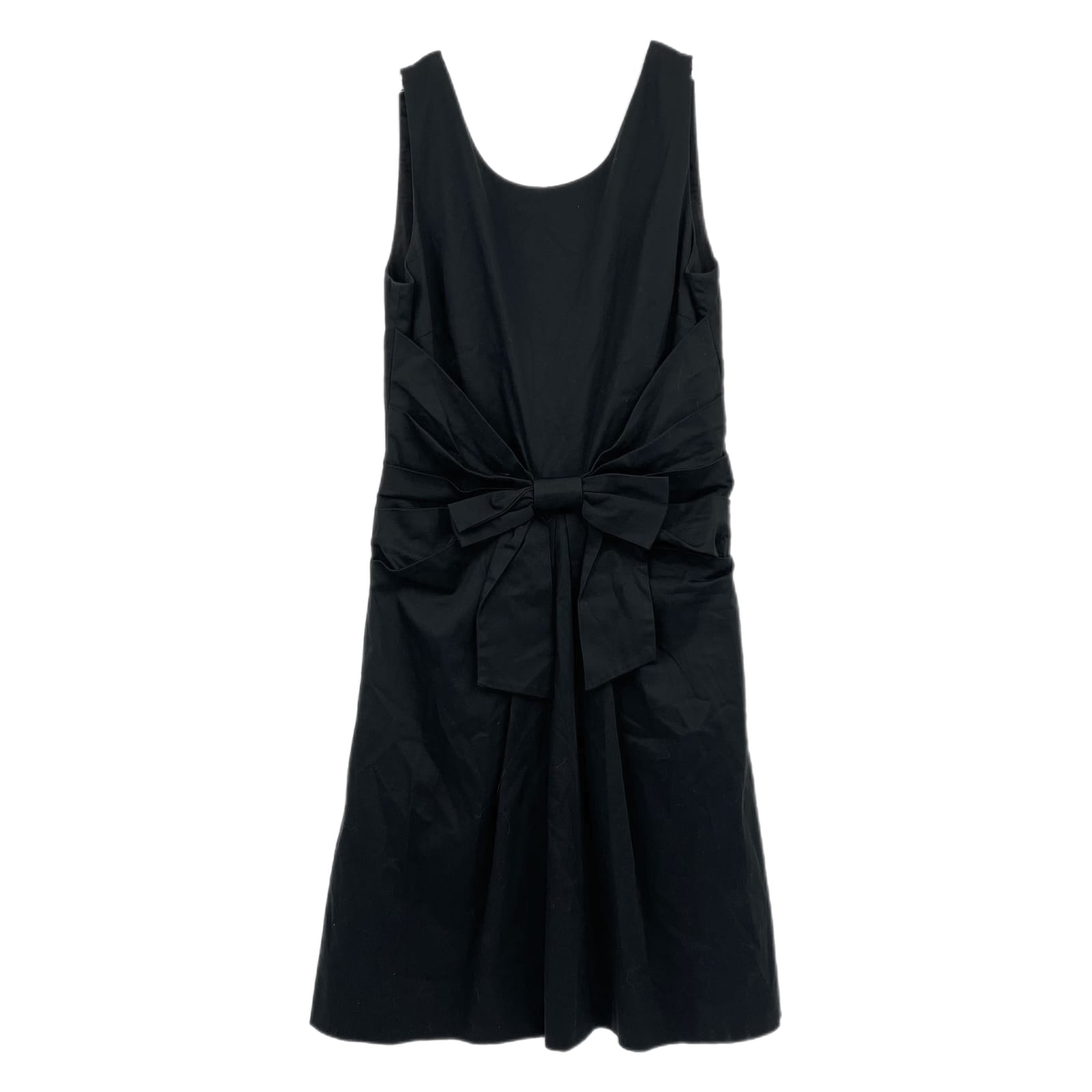 Kate Spade Black Bow Front A-Line Mini Dress