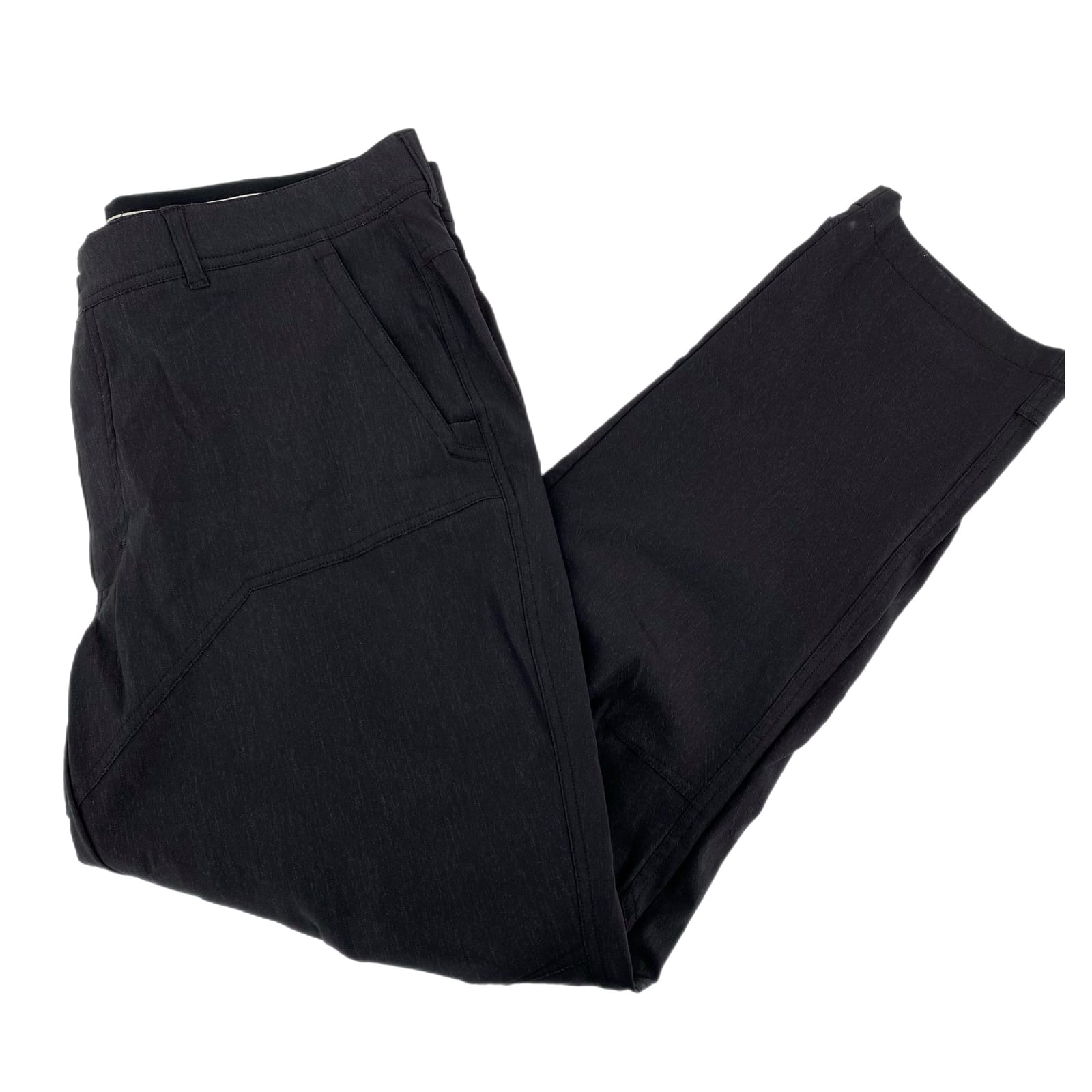 Hi-Tec Black High-Rise Nylon Cargo Pants