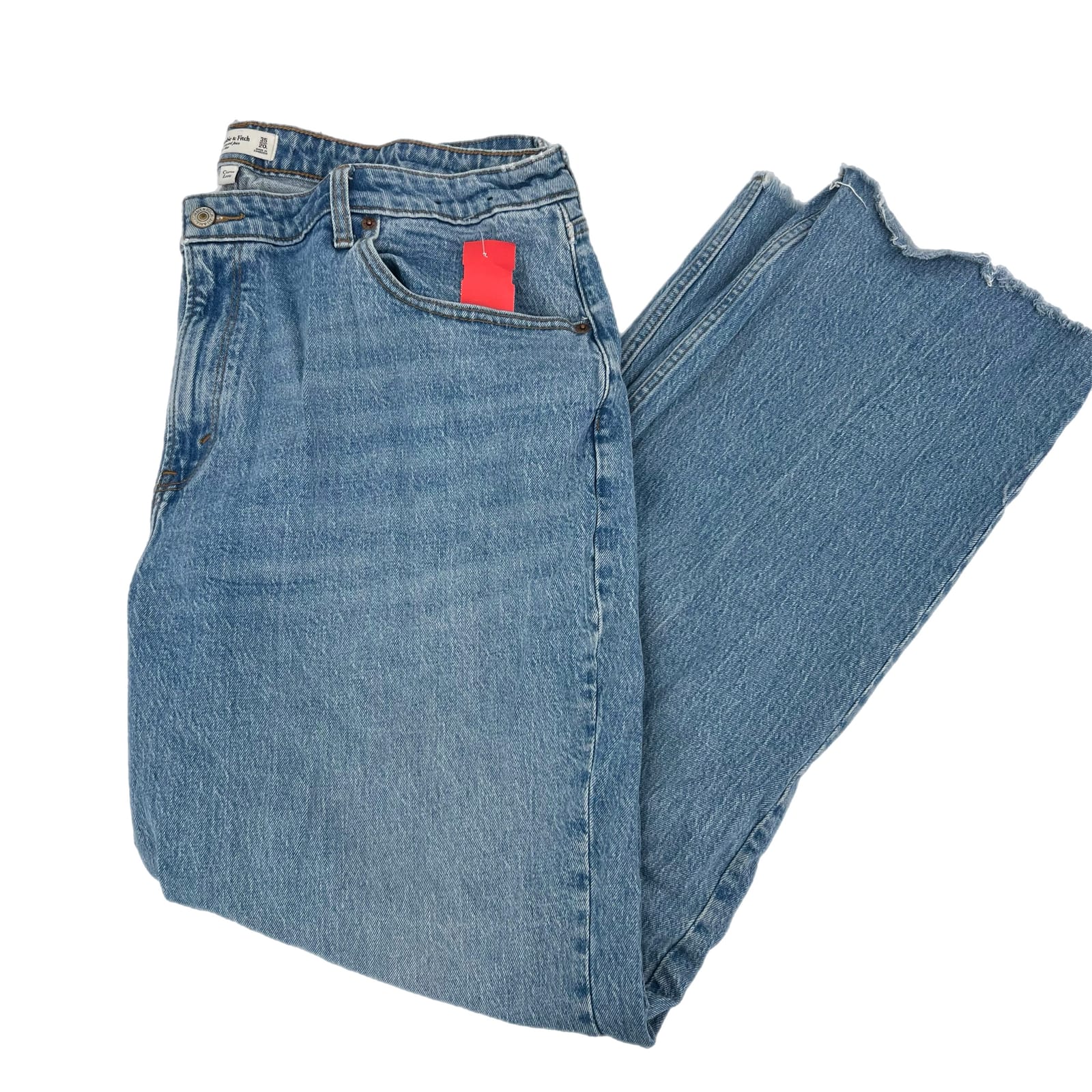 Abercrombie & Fitch Blue Wide-Leg Jeans