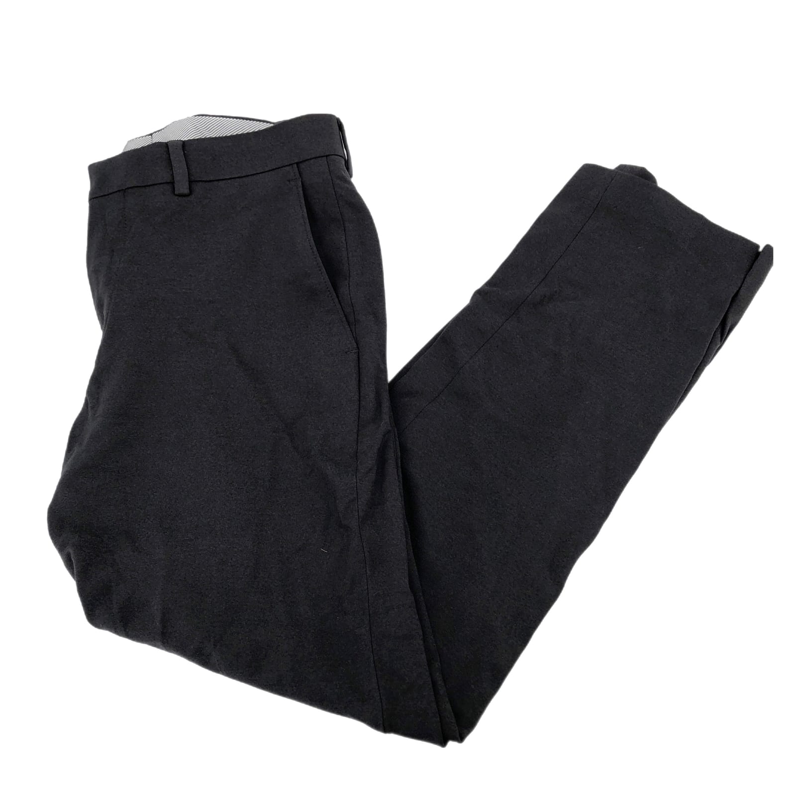 Haggar Gray High Rise Straight Leg Pants