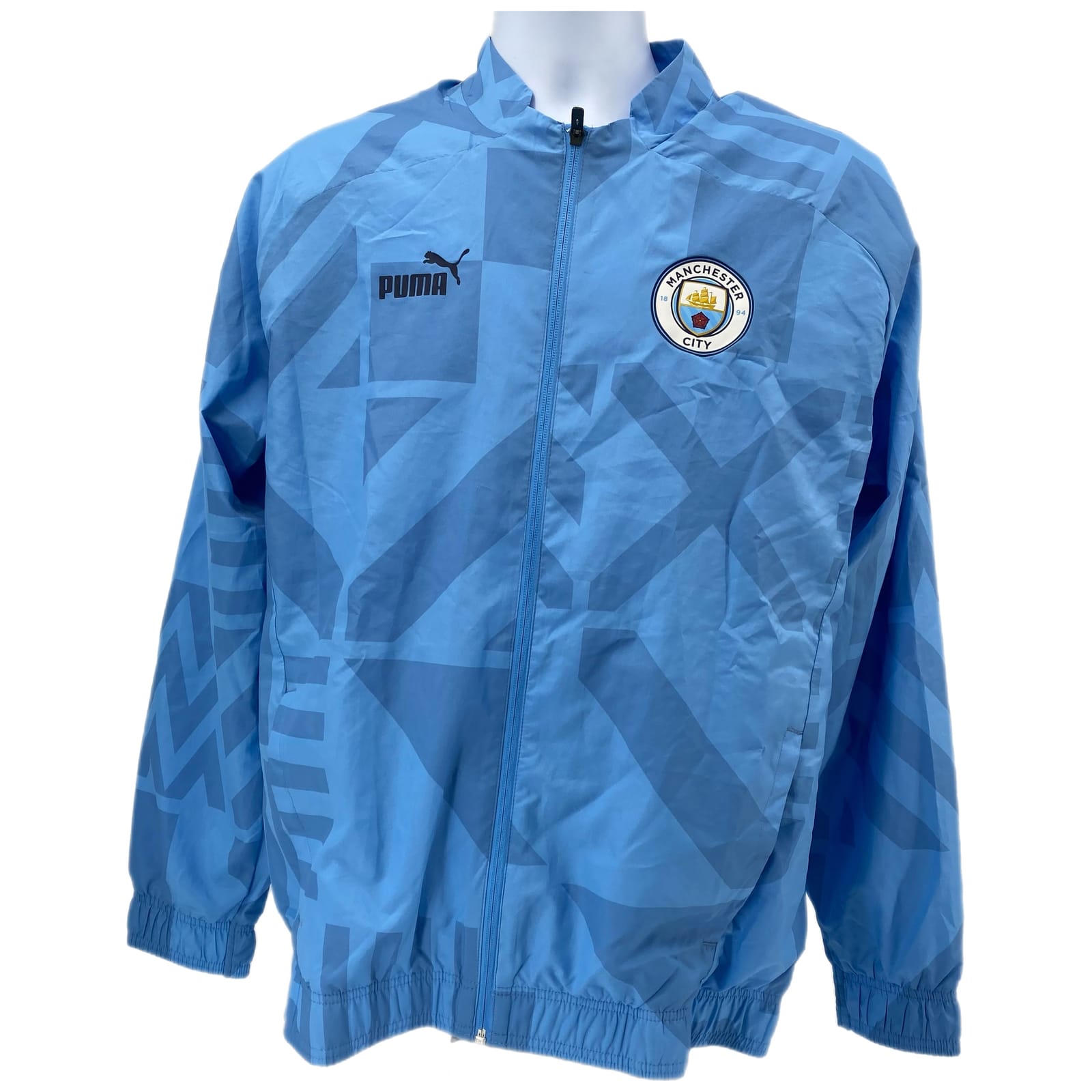 Puma Blue Zip Performance Jacket