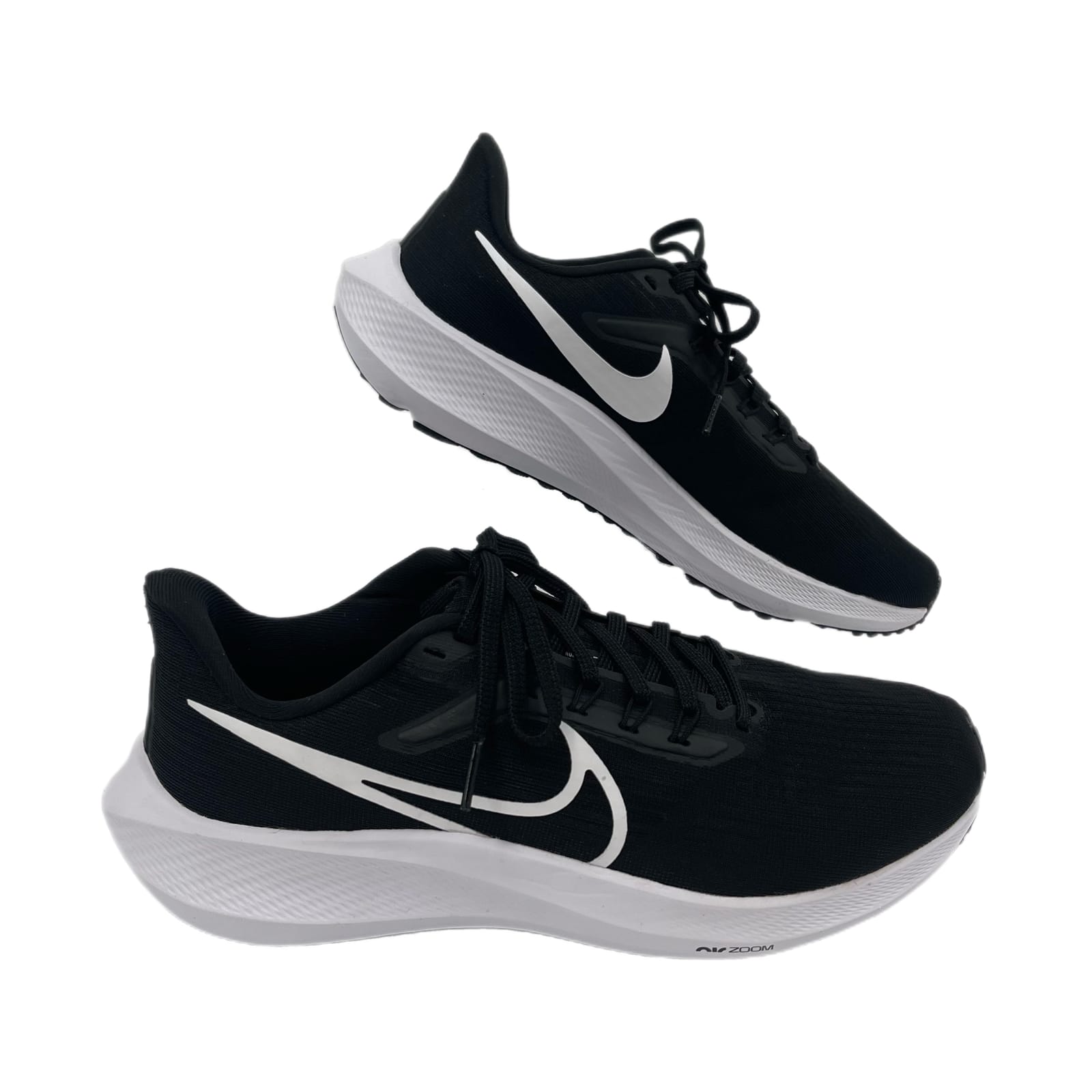 Nike Black White Air Zoom Pegasus Athletic Shoes